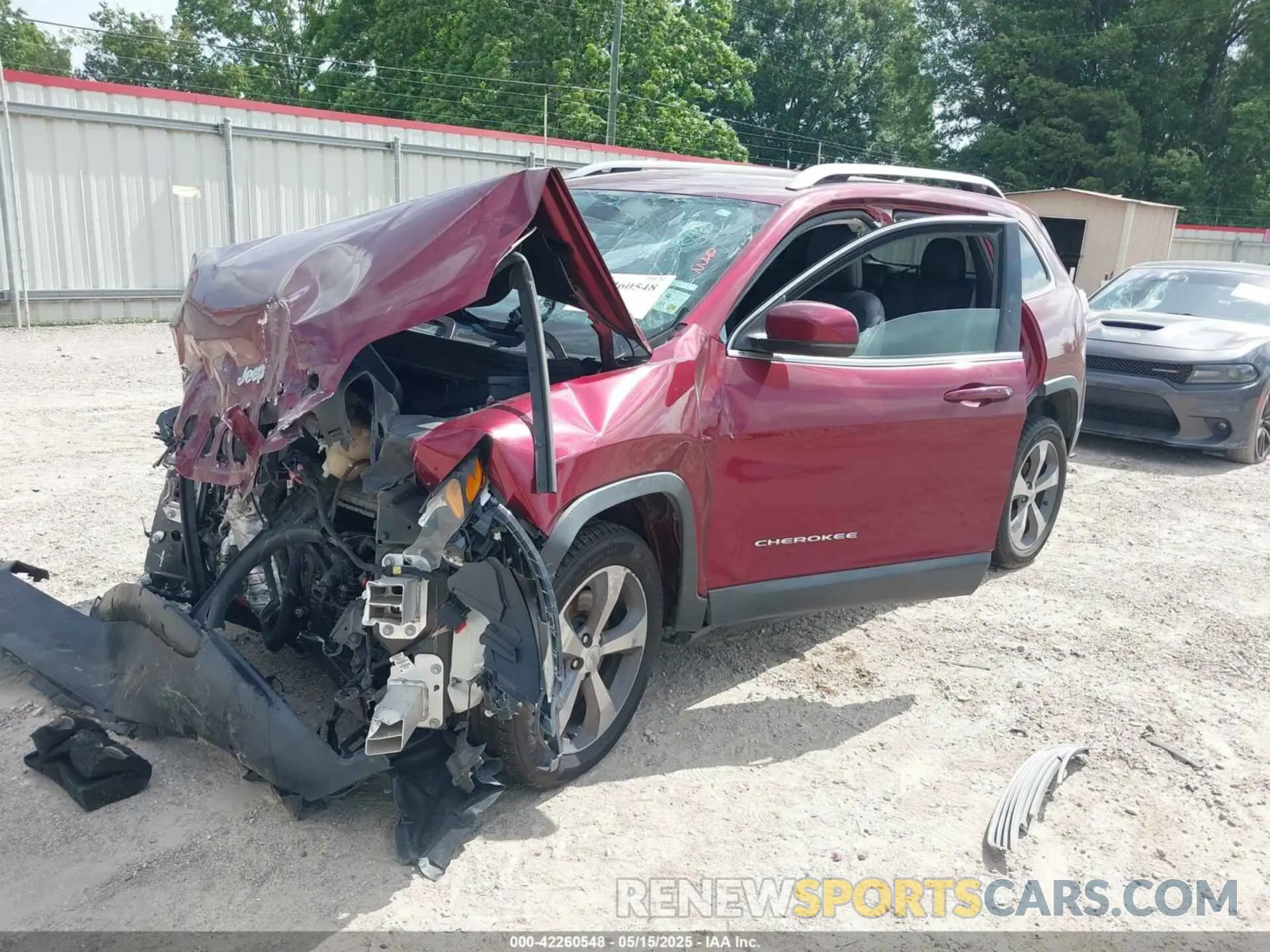 2 Photograph of a damaged car 1C4PJLDB1KD443567 JEEP CHEROKEE 2019