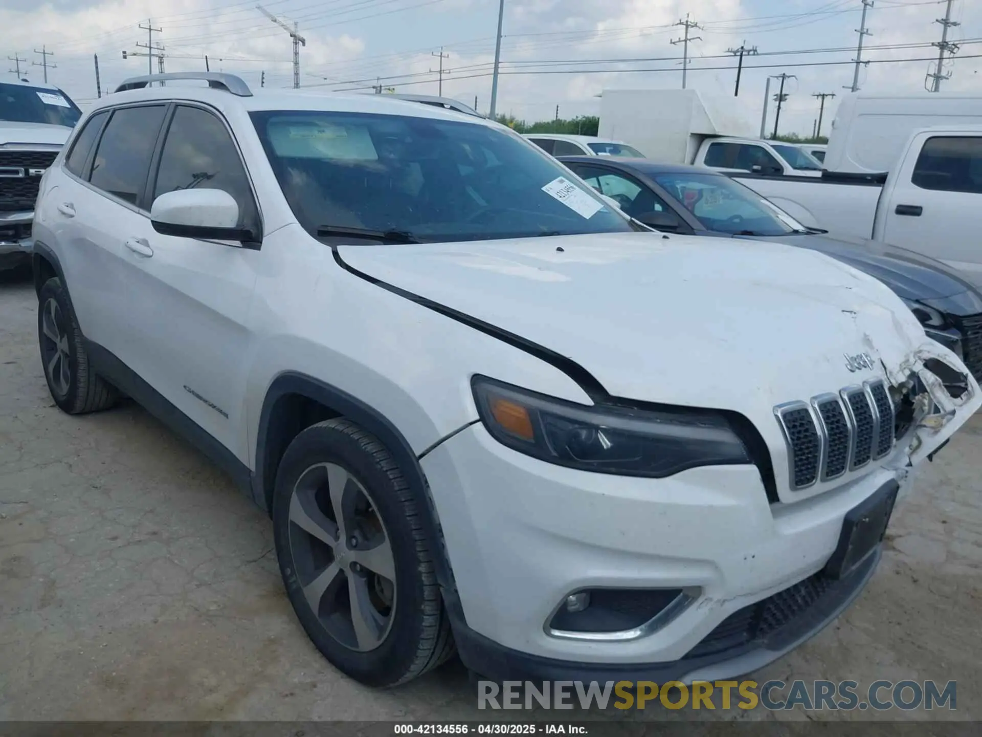 1 Photograph of a damaged car 1C4PJLDB9KD416231 JEEP CHEROKEE 2019