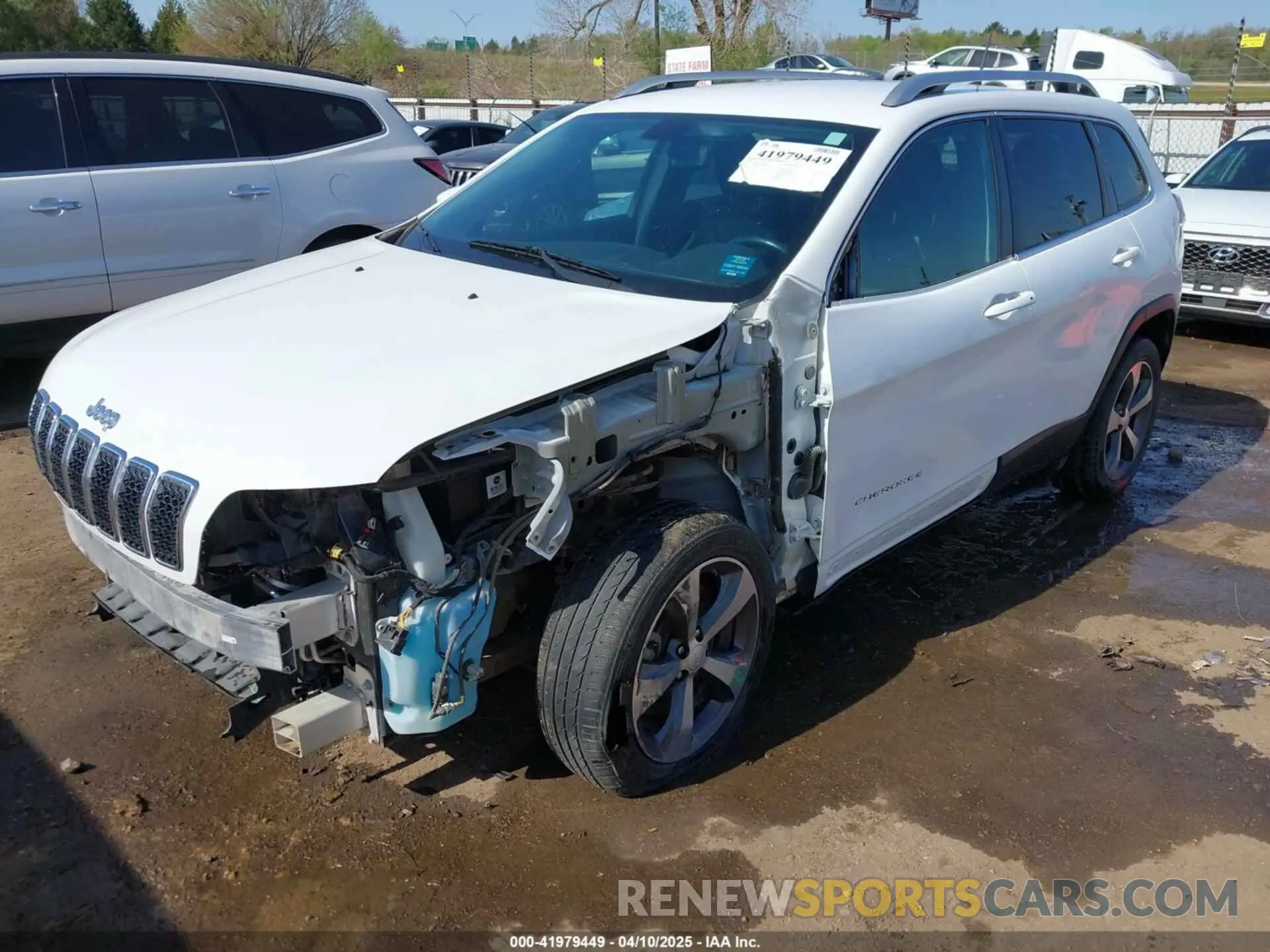 2 Photograph of a damaged car 1C4PJLDBXKD487843 JEEP CHEROKEE 2019