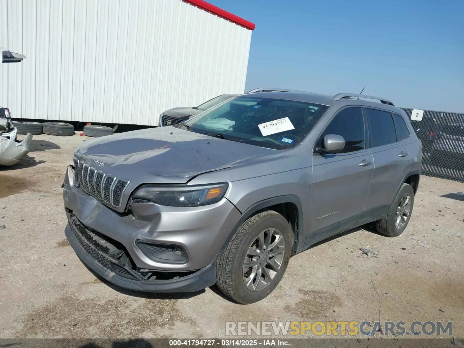 2 Photograph of a damaged car 1C4PJLLB0KD419780 JEEP CHEROKEE 2019