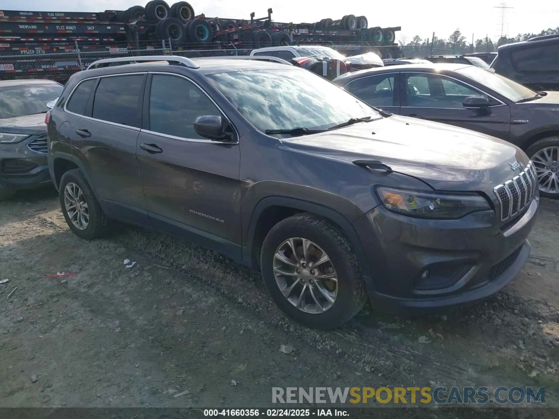 1 Photograph of a damaged car 1C4PJLLB2KD143876 JEEP CHEROKEE 2019