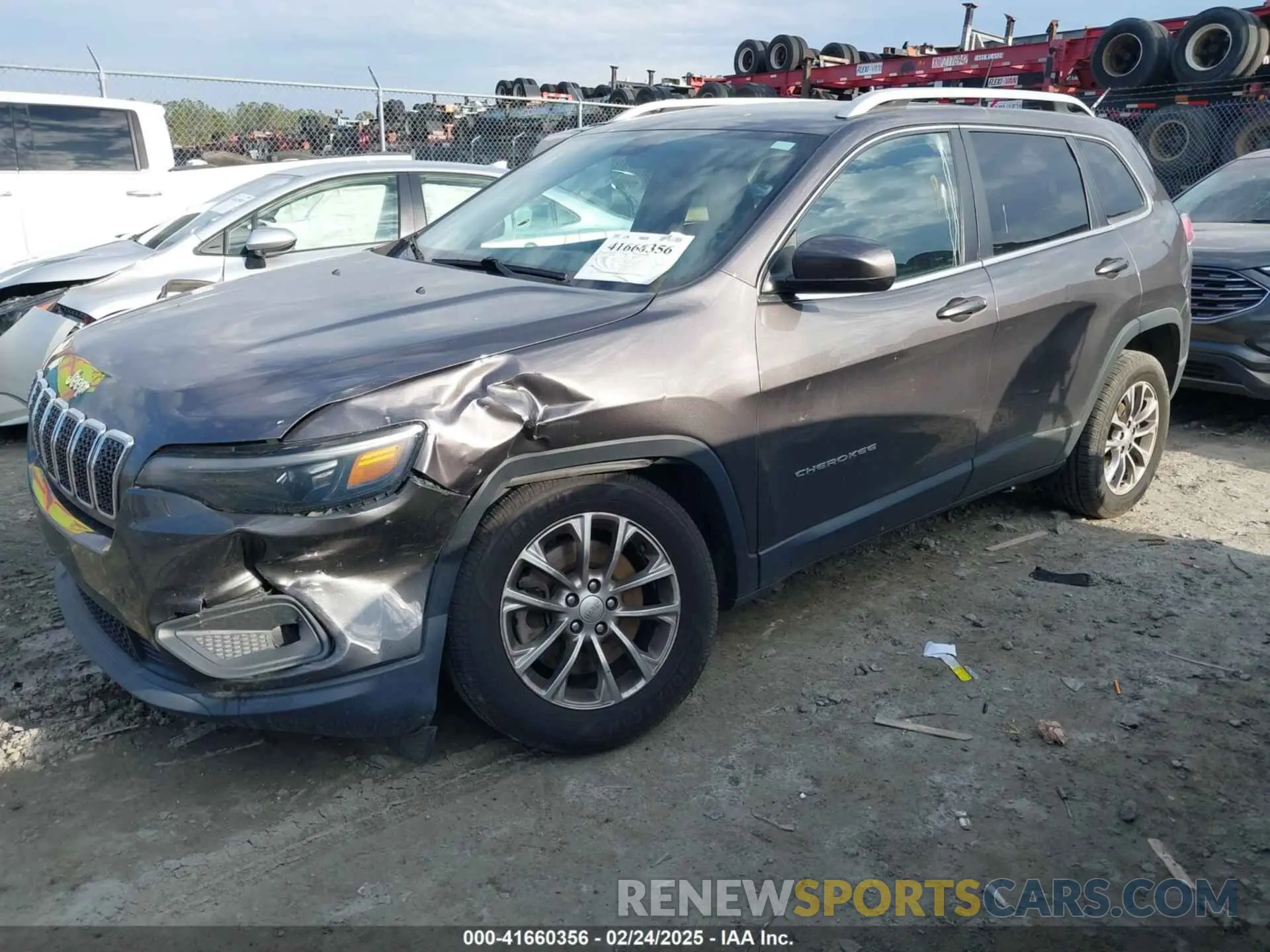 2 Photograph of a damaged car 1C4PJLLB2KD143876 JEEP CHEROKEE 2019