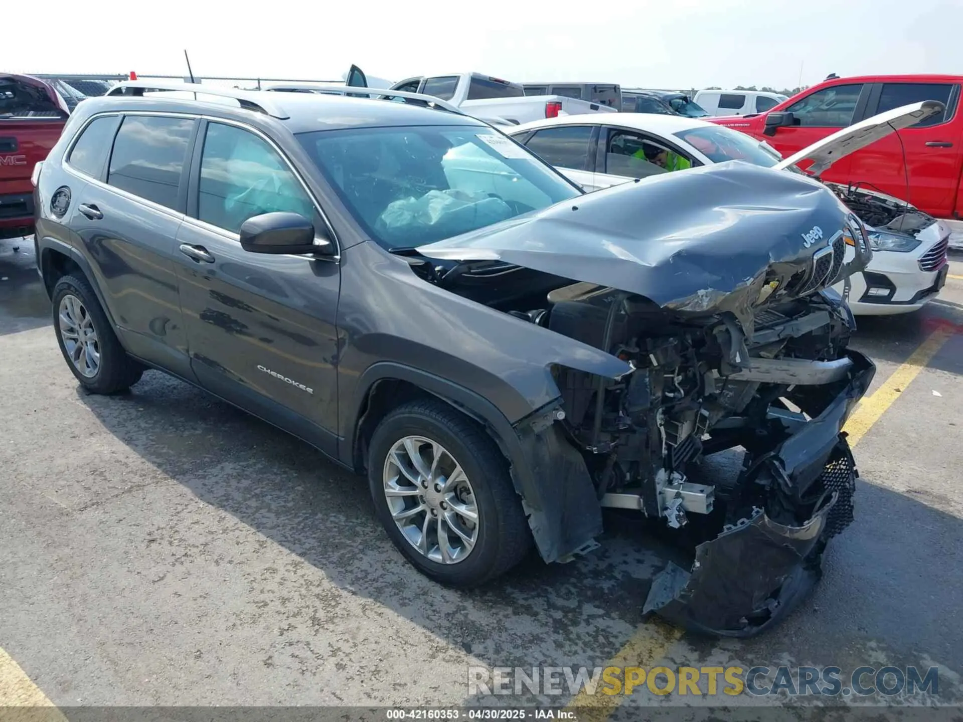 1 Photograph of a damaged car 1C4PJLLB3KD143546 JEEP CHEROKEE 2019