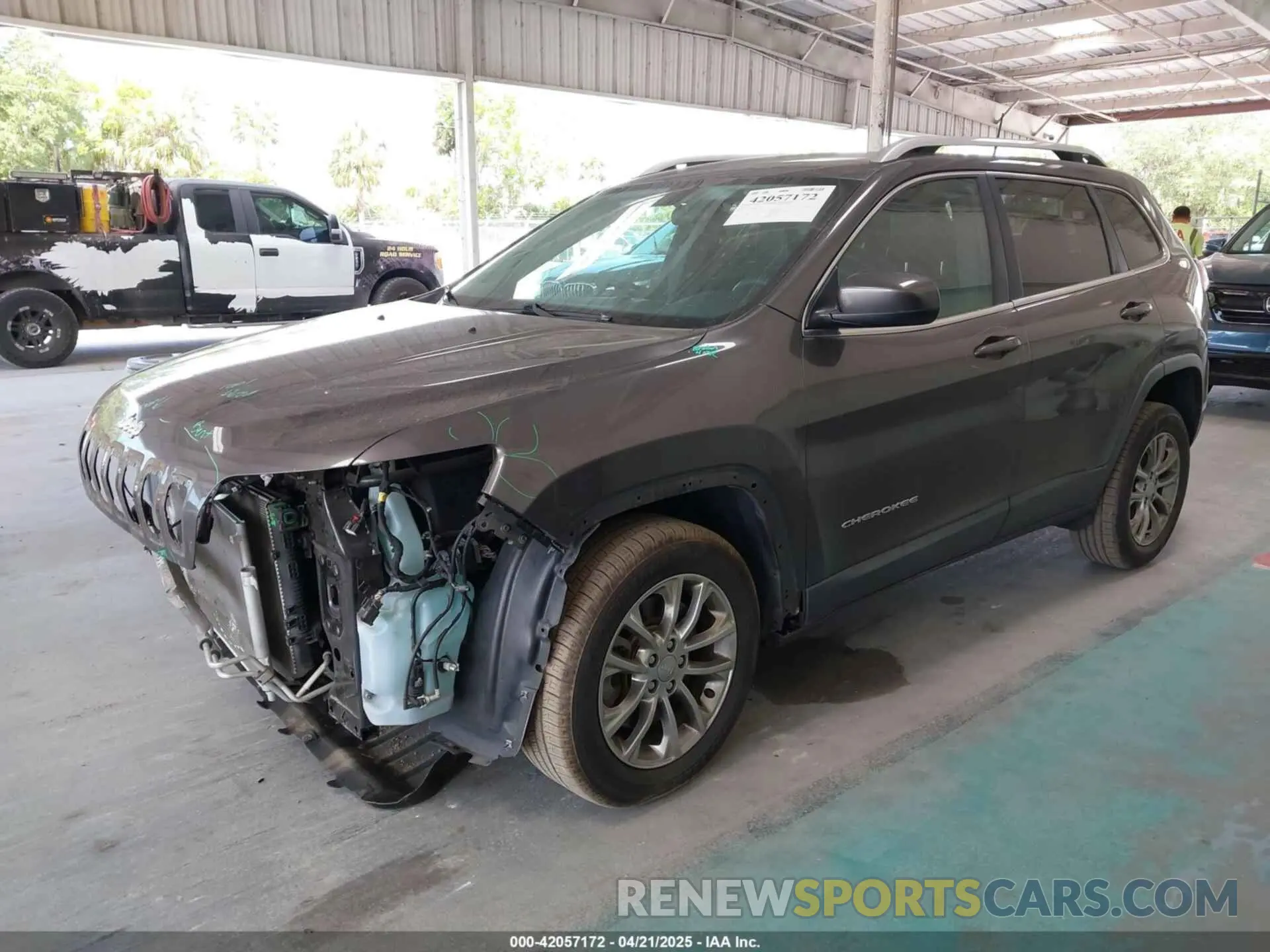 2 Photograph of a damaged car 1C4PJLLB5KD263221 JEEP CHEROKEE 2019