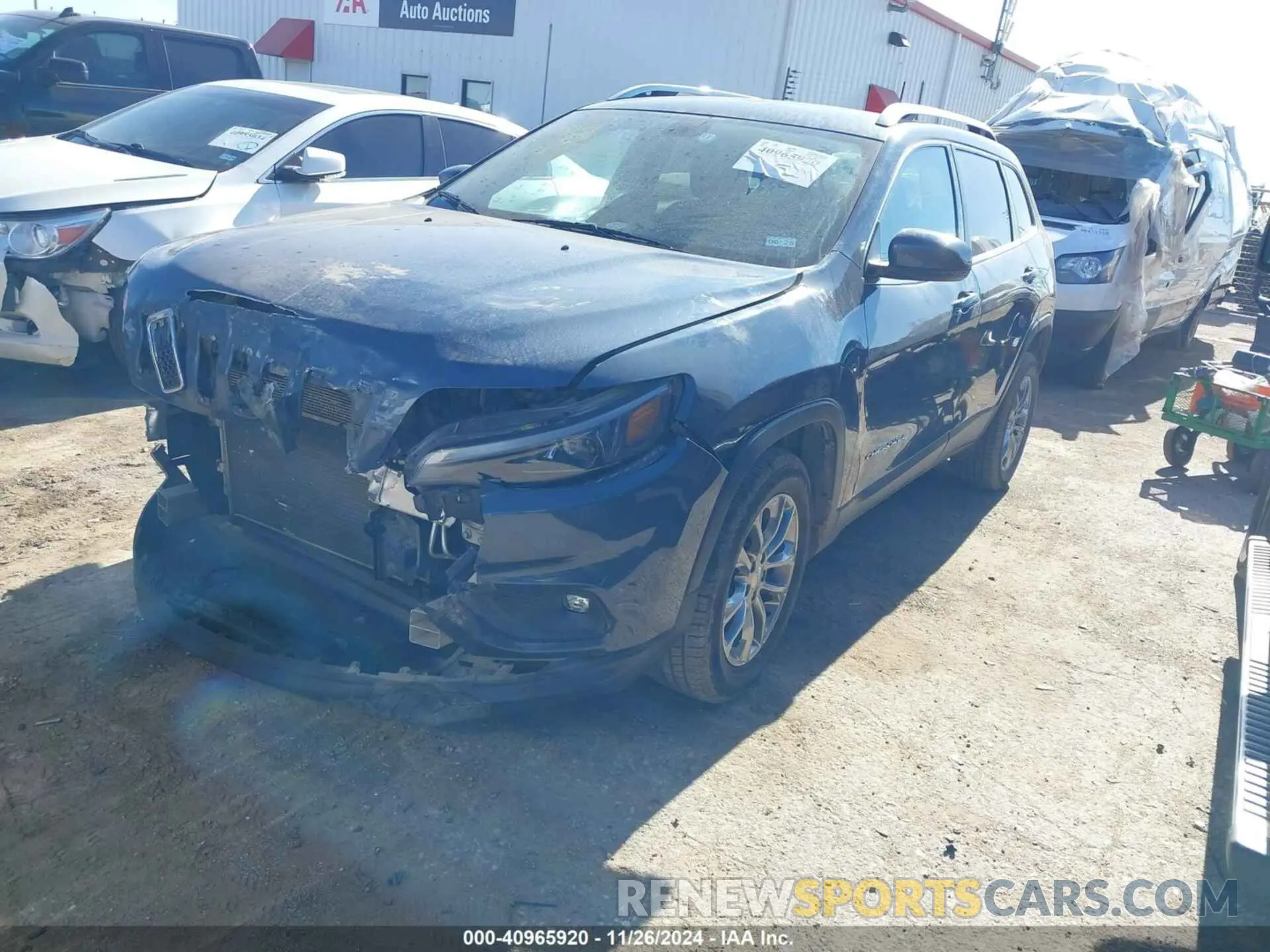 2 Photograph of a damaged car 1C4PJLLB7KD434115 JEEP CHEROKEE 2019