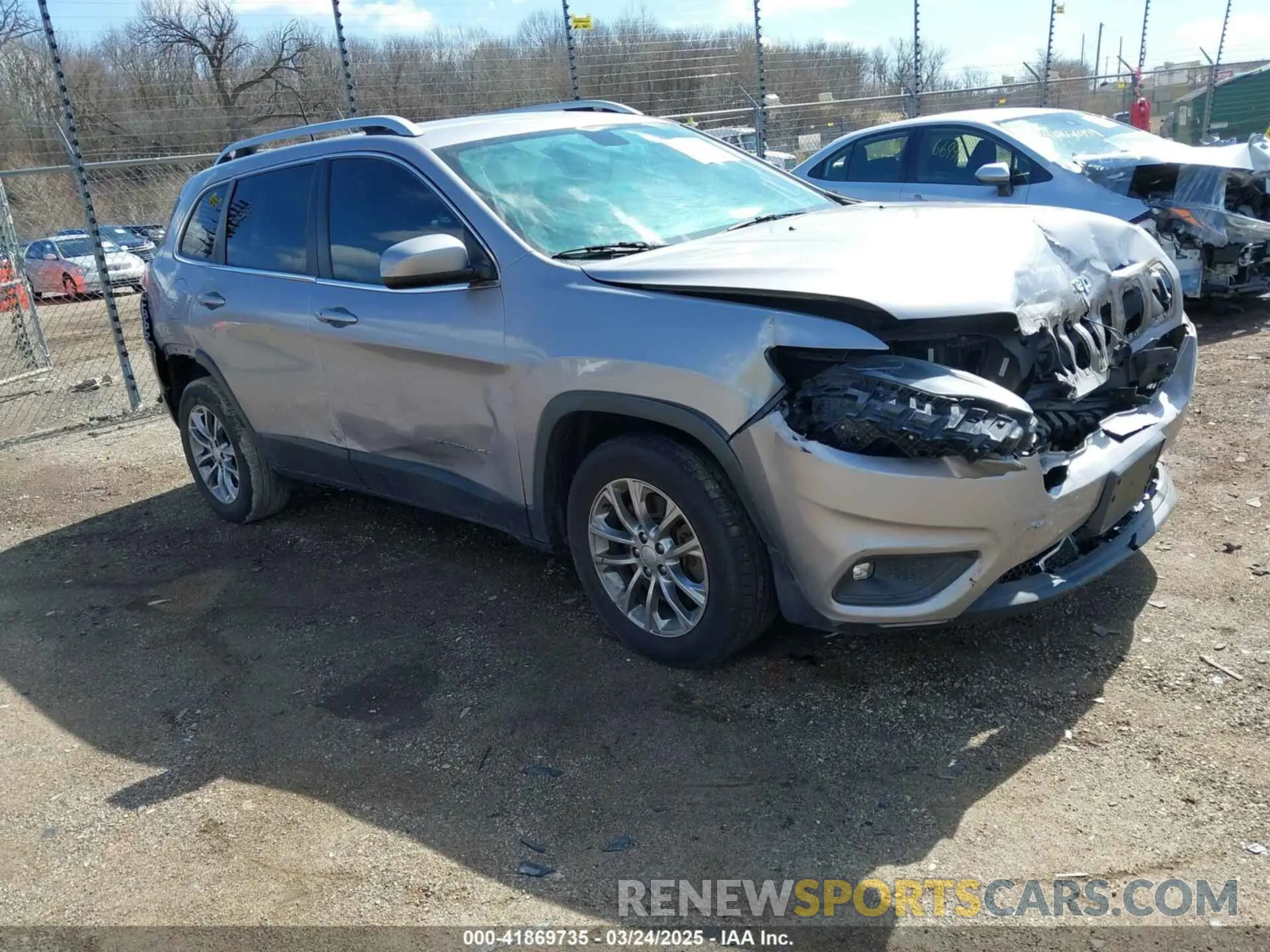 1 Photograph of a damaged car 1C4PJLLB8KD144661 JEEP CHEROKEE 2019
