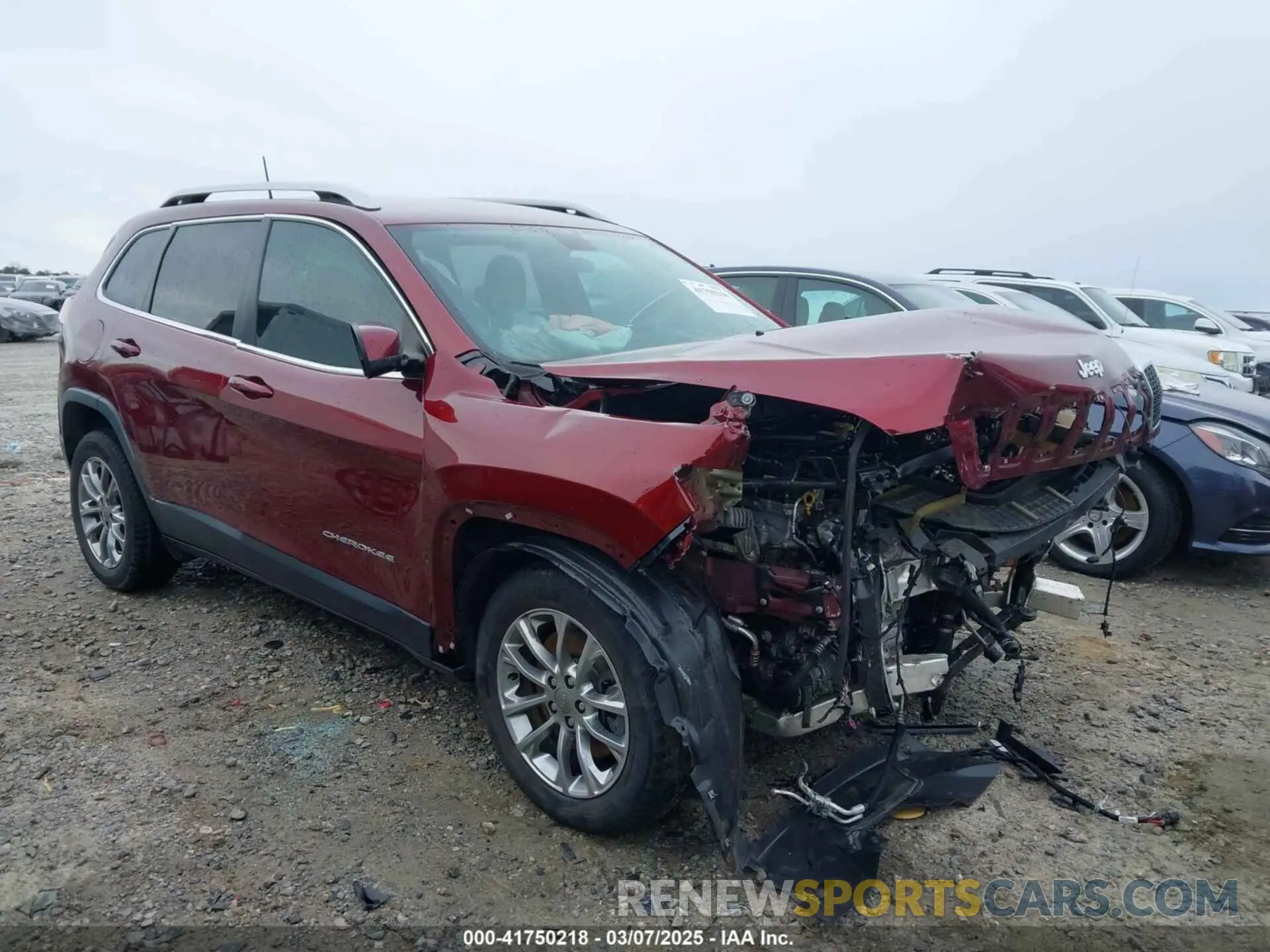 1 Photograph of a damaged car 1C4PJLLBXKD278488 JEEP CHEROKEE 2019