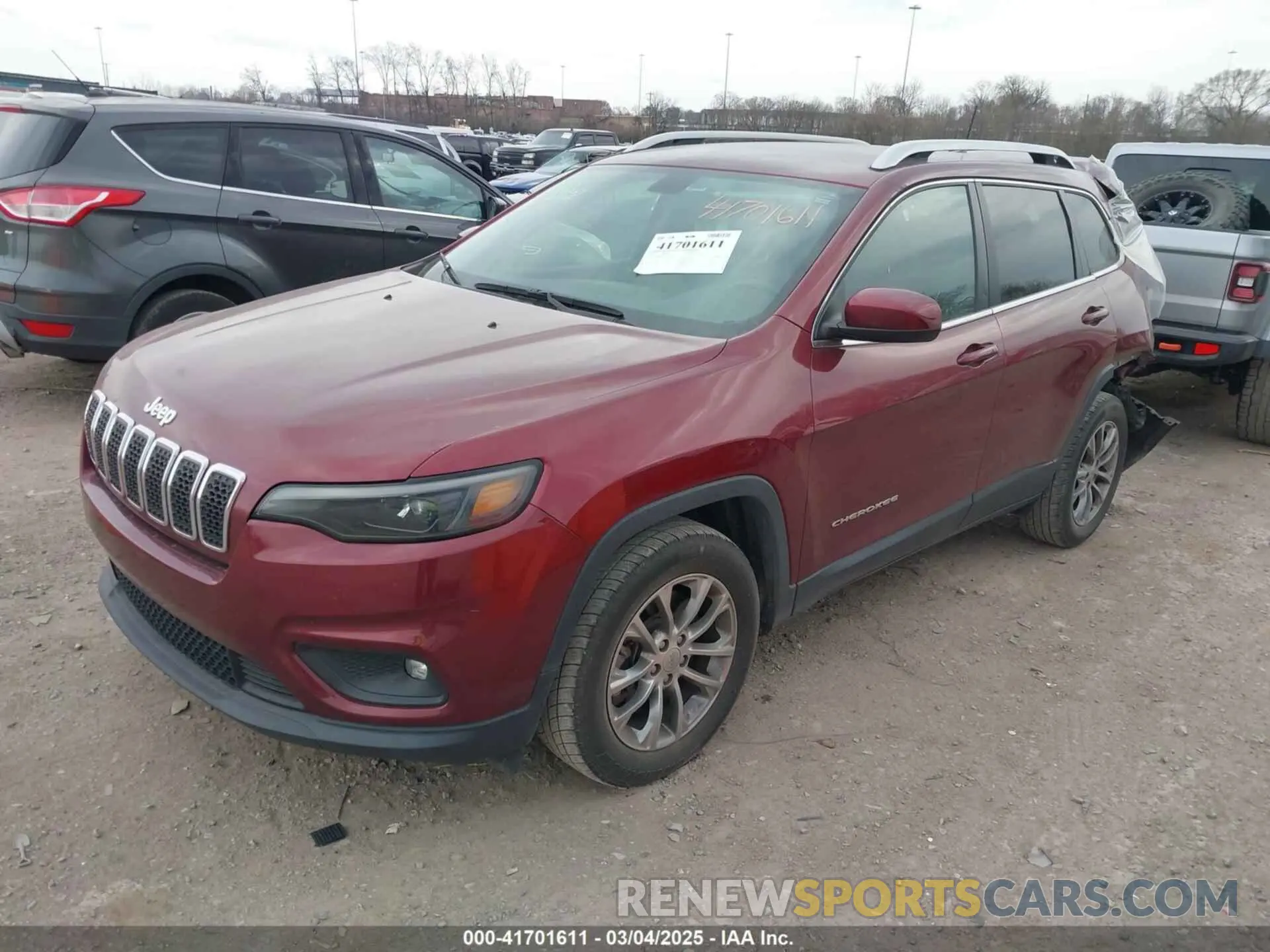 2 Photograph of a damaged car 1C4PJLLN1KD196126 JEEP CHEROKEE 2019