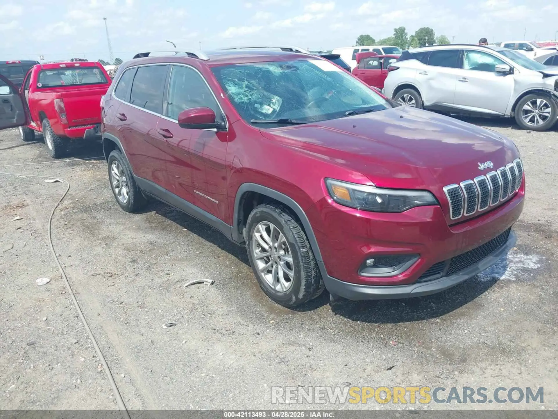 1 Photograph of a damaged car 1C4PJLLXXKD132846 JEEP CHEROKEE 2019