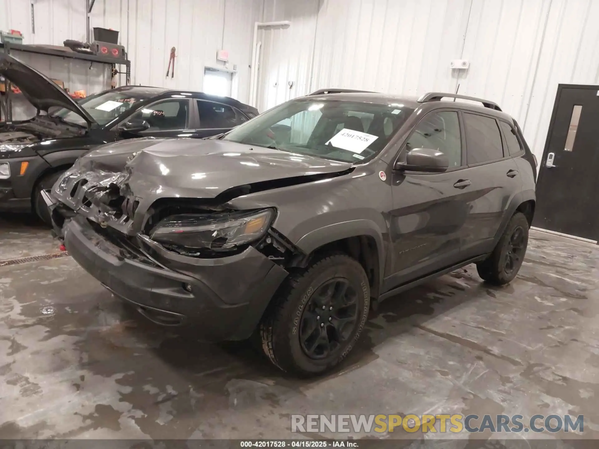 2 Photograph of a damaged car 1C4PJMBN2KD258303 JEEP CHEROKEE 2019