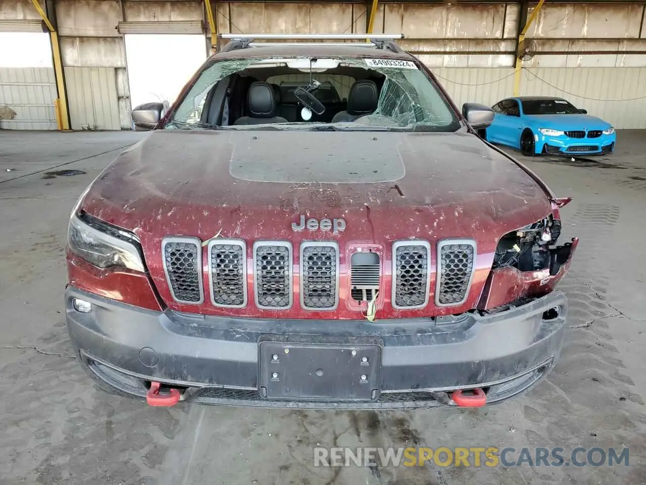 5 Photograph of a damaged car 1C4PJMBN7KD163235 JEEP CHEROKEE 2019
