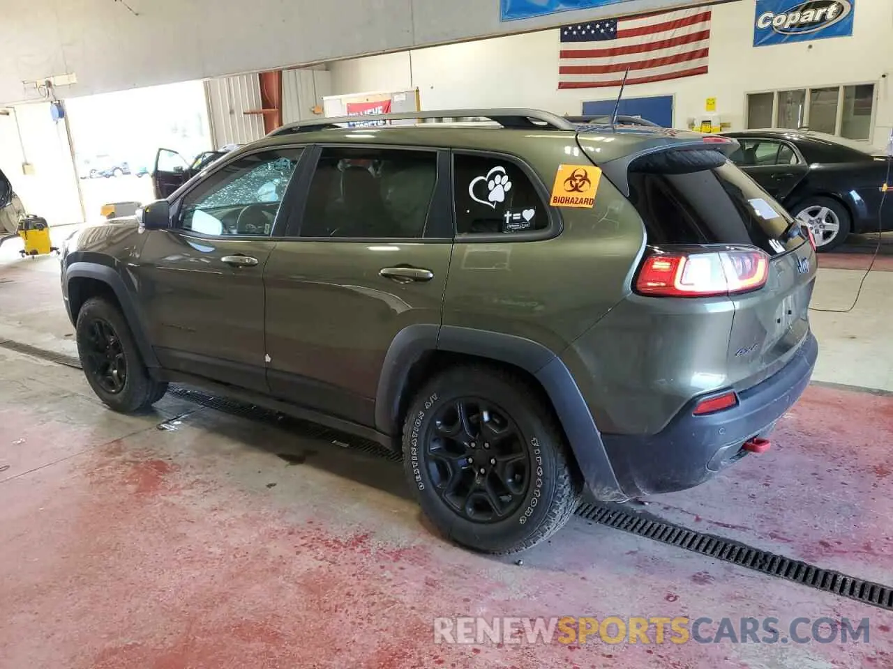 2 Photograph of a damaged car 1C4PJMBX1KD104876 JEEP CHEROKEE 2019