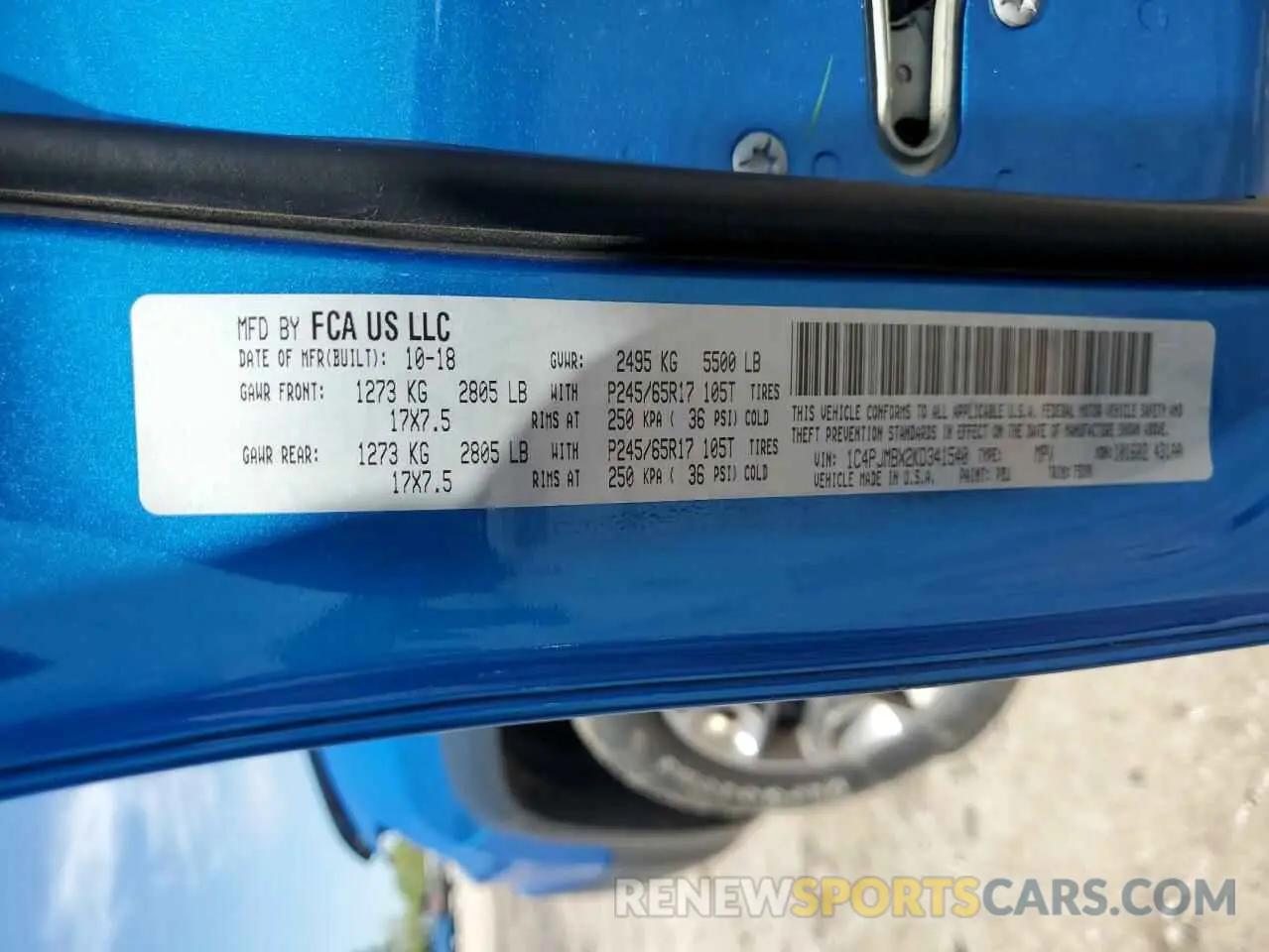 13 Photograph of a damaged car 1C4PJMBX2KD341540 JEEP CHEROKEE 2019