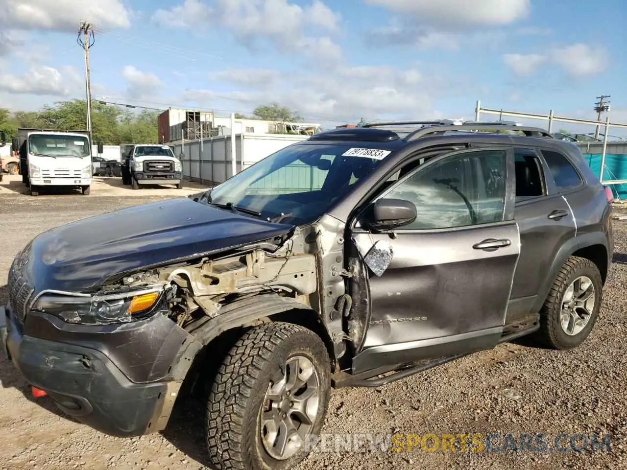 1 Photograph of a damaged car 1C4PJMBX4KD115581 JEEP CHEROKEE 2019