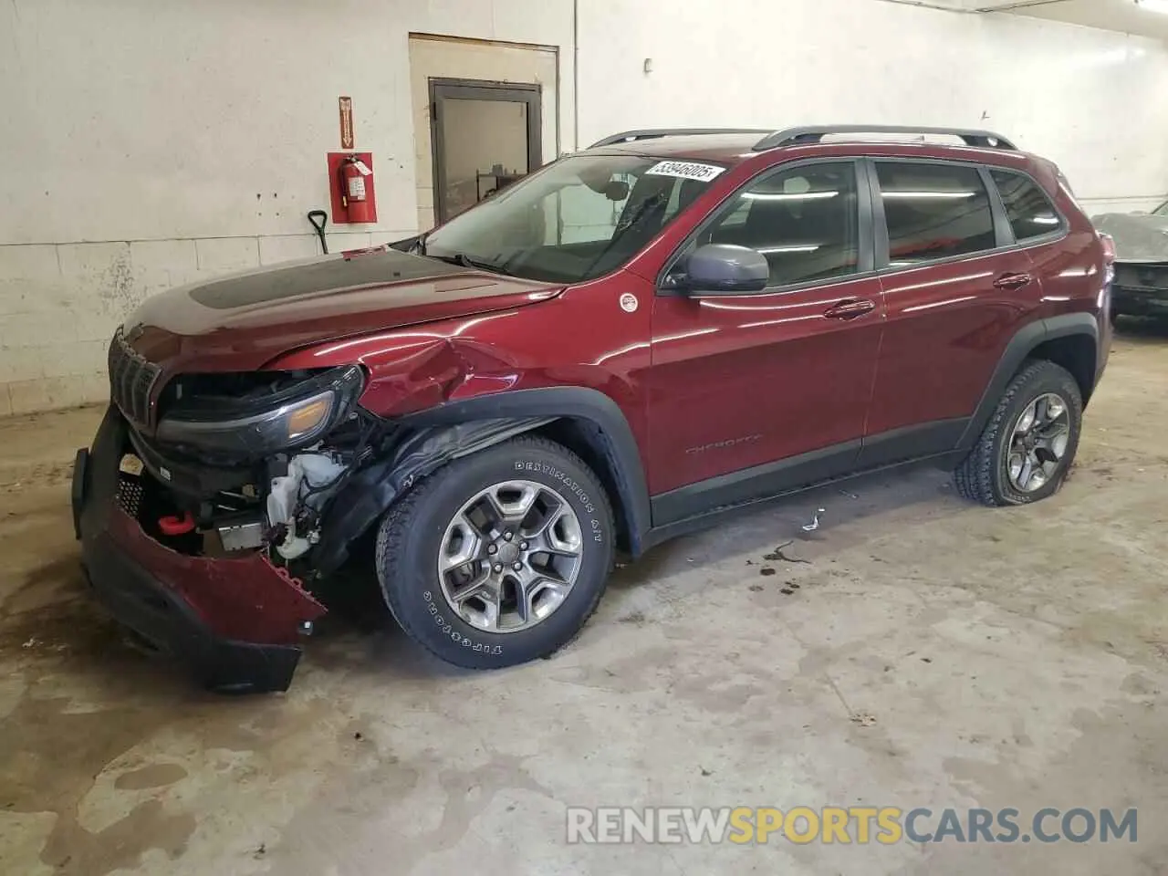 1 Photograph of a damaged car 1C4PJMBX4KD361675 JEEP CHEROKEE 2019