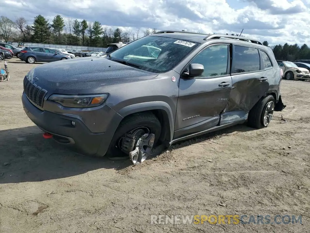 1 Photograph of a damaged car 1C4PJMBX4KD463350 JEEP CHEROKEE 2019