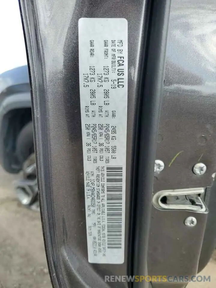 13 Photograph of a damaged car 1C4PJMBX4KD463350 JEEP CHEROKEE 2019