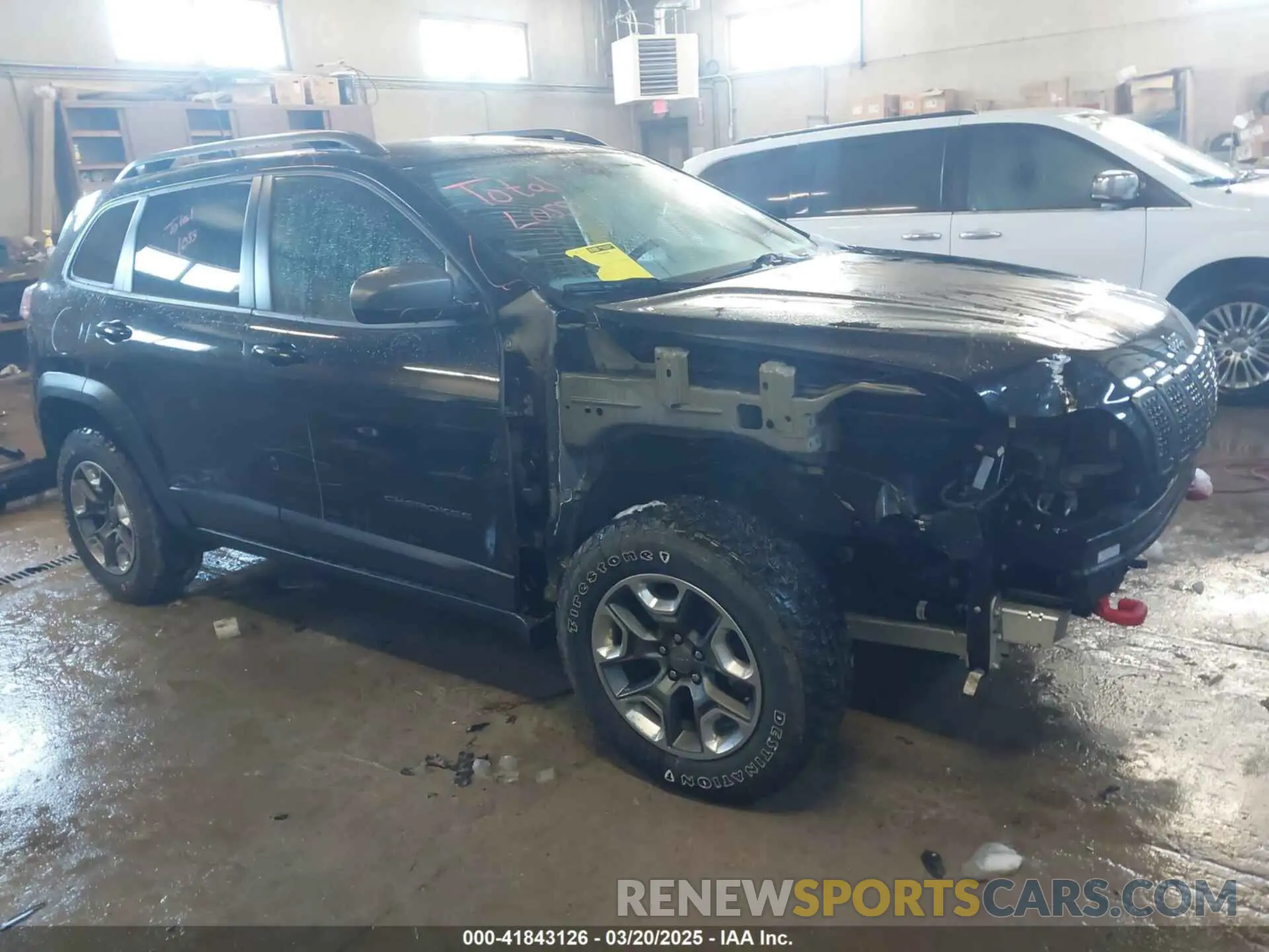 1 Photograph of a damaged car 1C4PJMBX5KD278921 JEEP CHEROKEE 2019