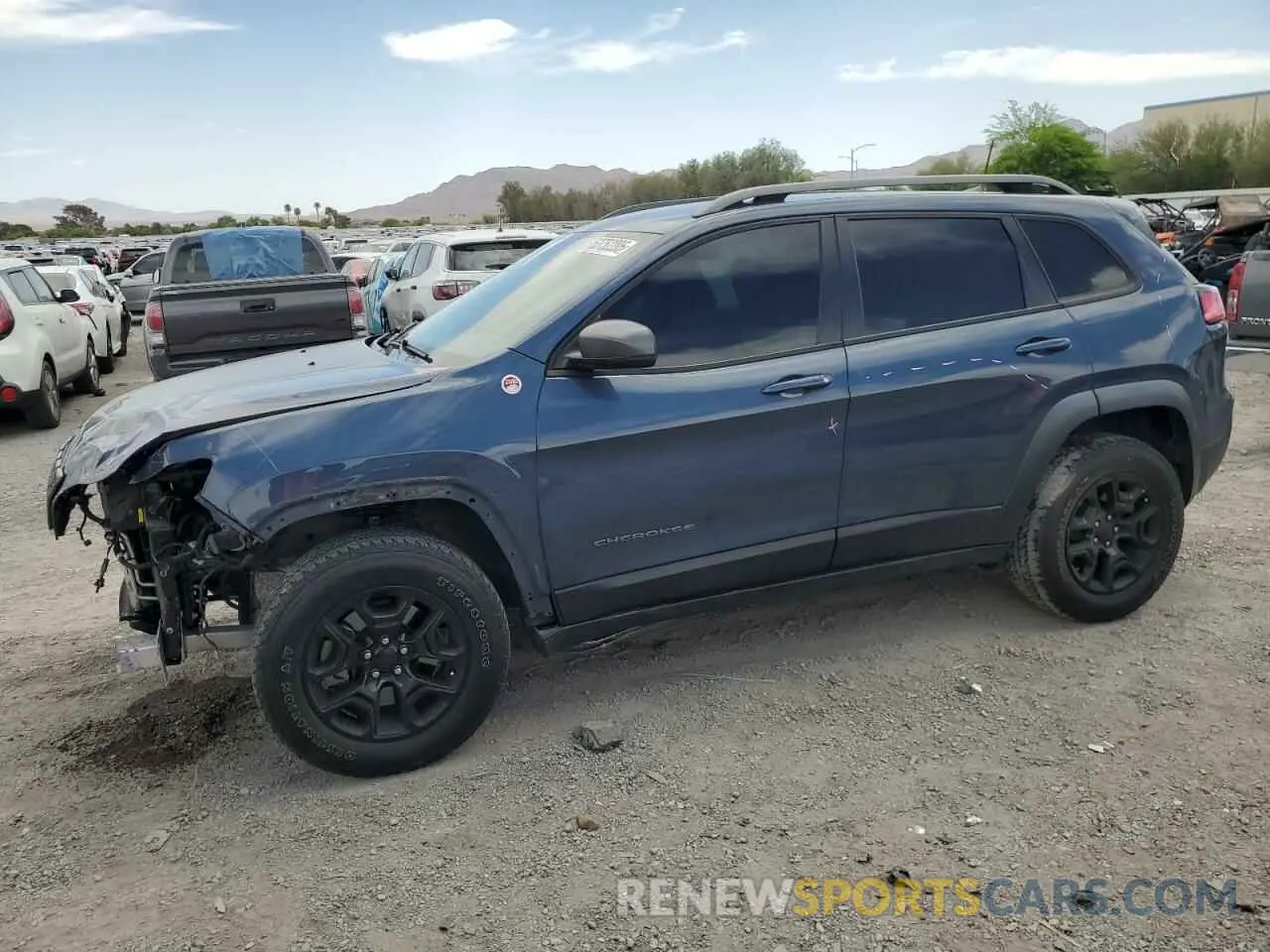 1 Photograph of a damaged car 1C4PJMBX7KD441911 JEEP CHEROKEE 2019