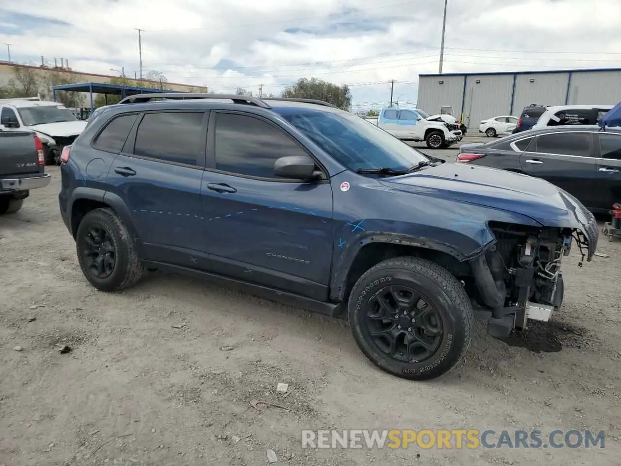 4 Photograph of a damaged car 1C4PJMBX7KD441911 JEEP CHEROKEE 2019