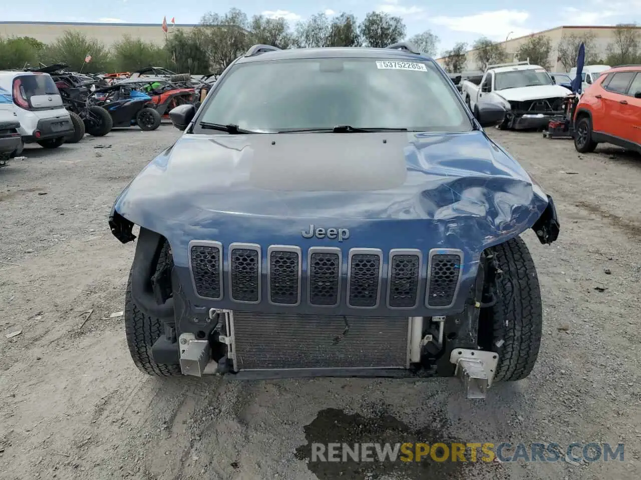 5 Photograph of a damaged car 1C4PJMBX7KD441911 JEEP CHEROKEE 2019