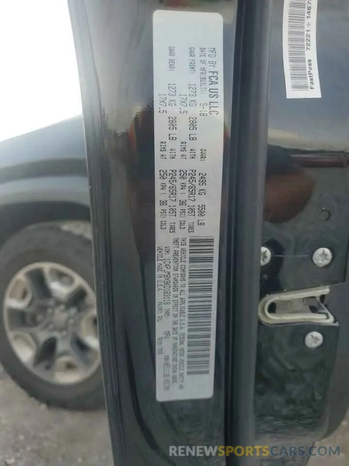 13 Photograph of a damaged car 1C4PJMBX9KD183116 JEEP CHEROKEE 2019