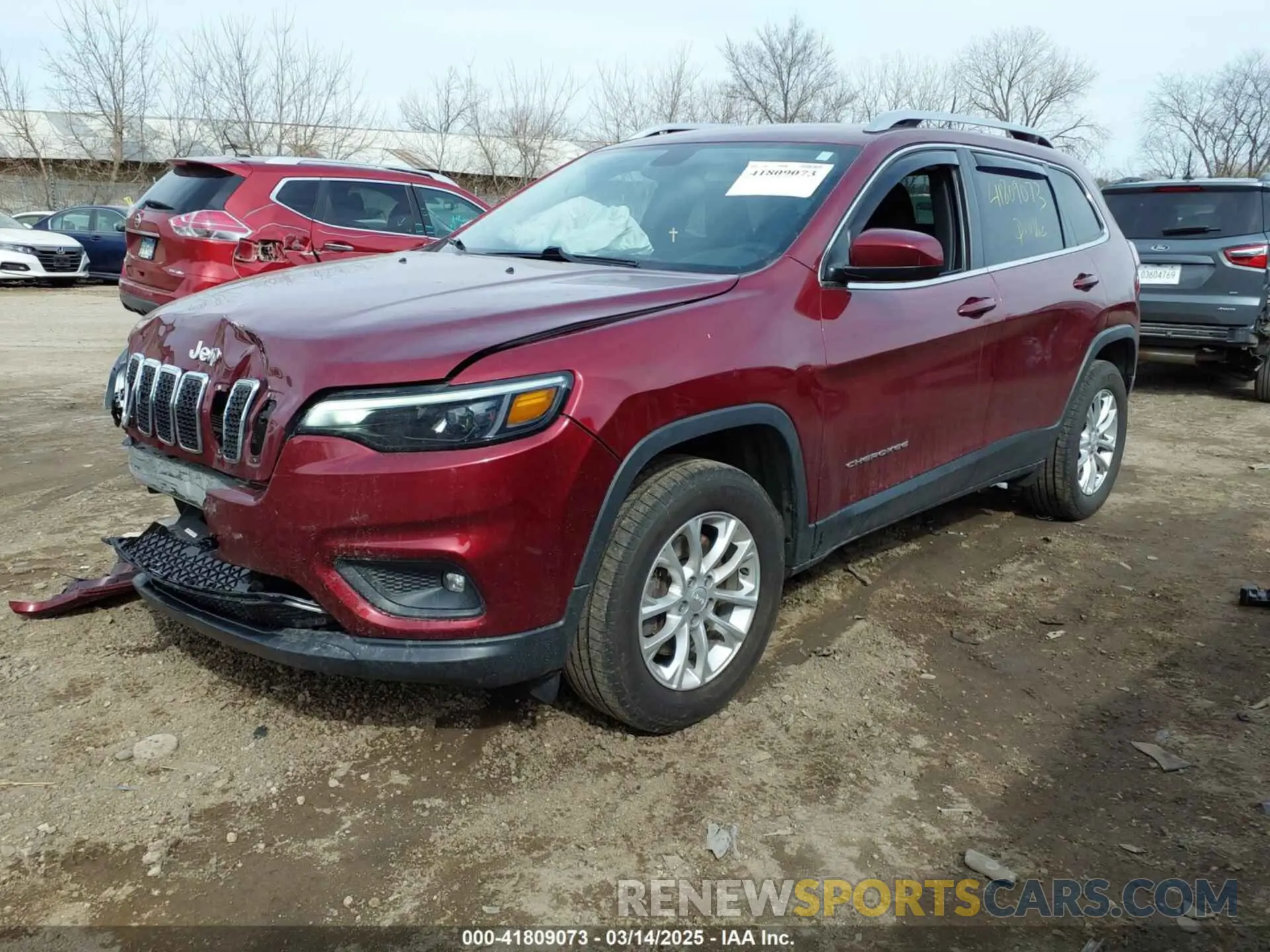 2 Photograph of a damaged car 1C4PJMCB2KD125898 JEEP CHEROKEE 2019