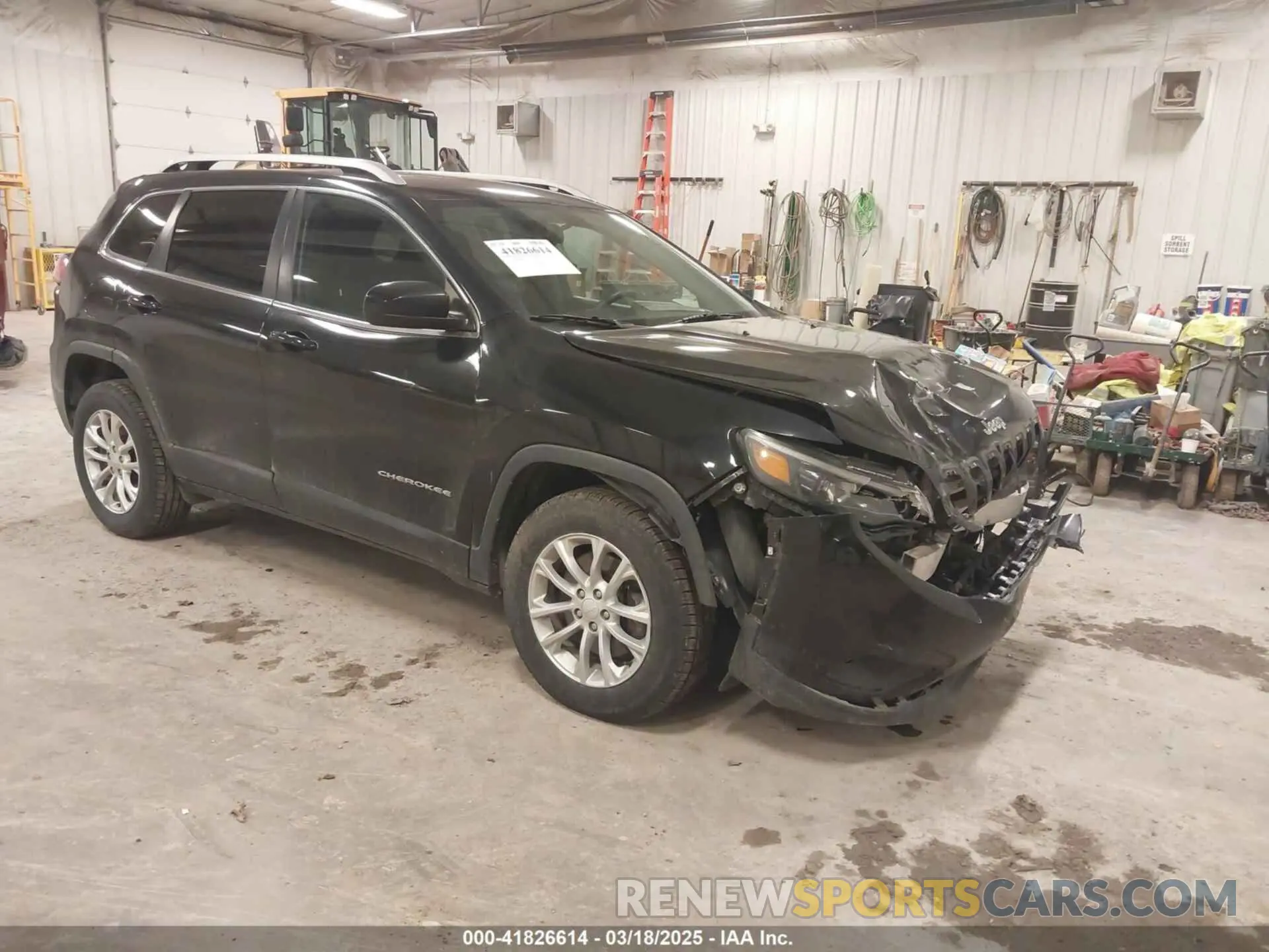1 Photograph of a damaged car 1C4PJMCX6KD218841 JEEP CHEROKEE 2019