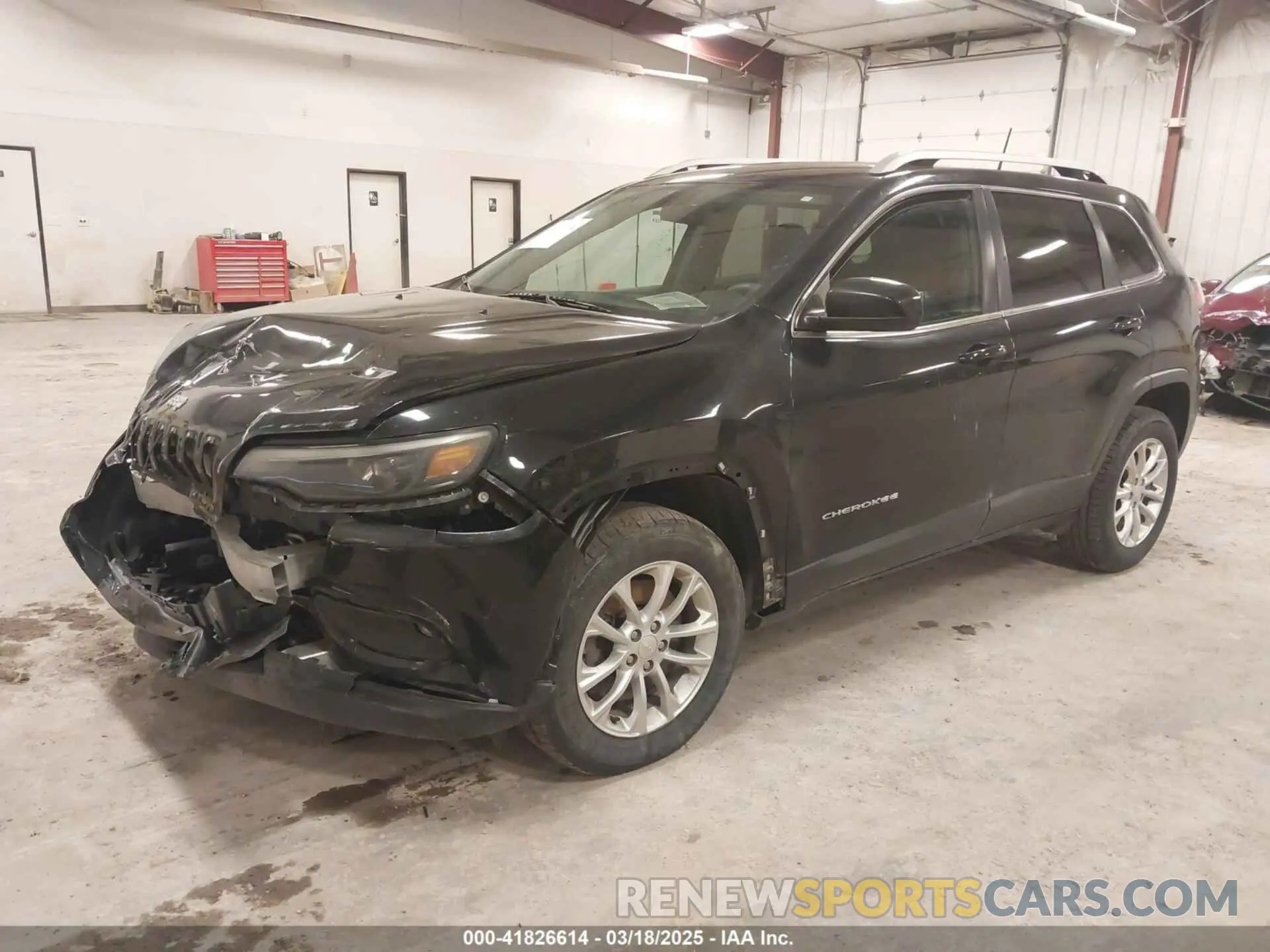 2 Photograph of a damaged car 1C4PJMCX6KD218841 JEEP CHEROKEE 2019