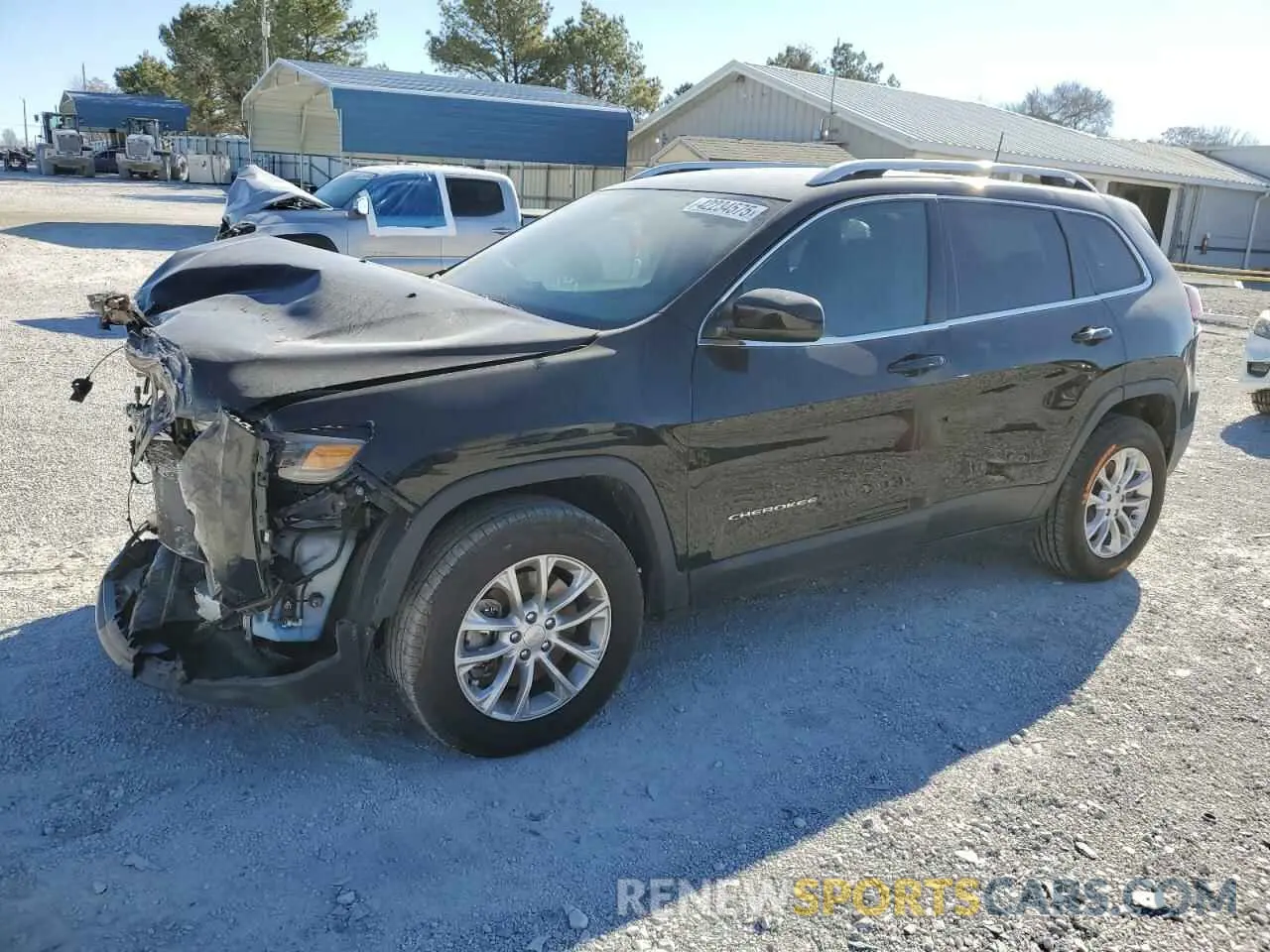 1 Photograph of a damaged car 1C4PJMCX9KD155296 JEEP CHEROKEE 2019