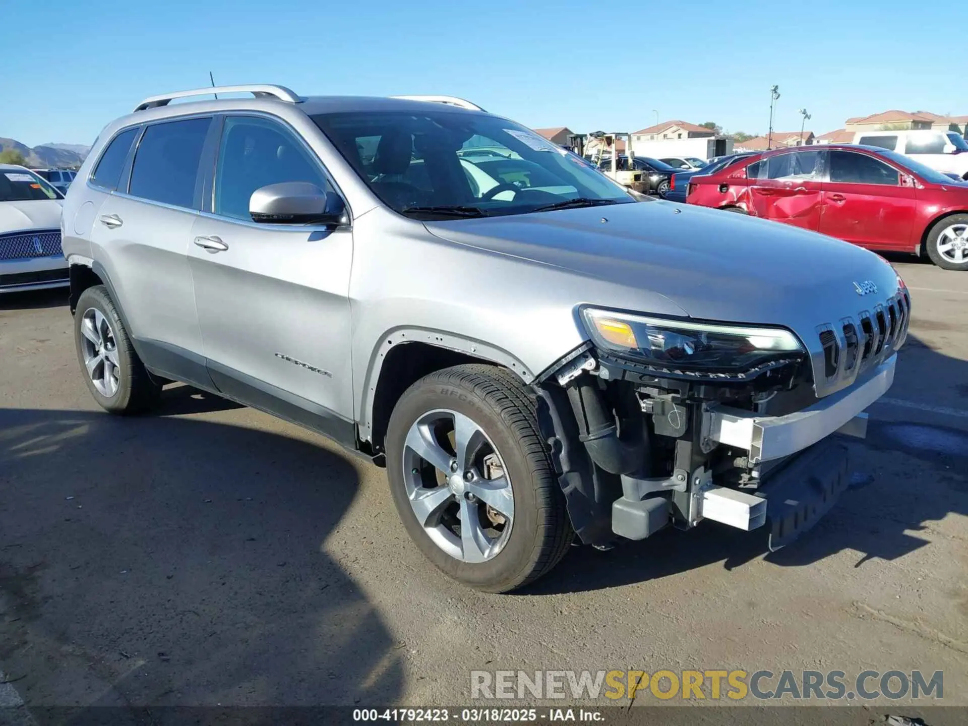 1 Photograph of a damaged car 1C4PJMDN4KD178921 JEEP CHEROKEE 2019