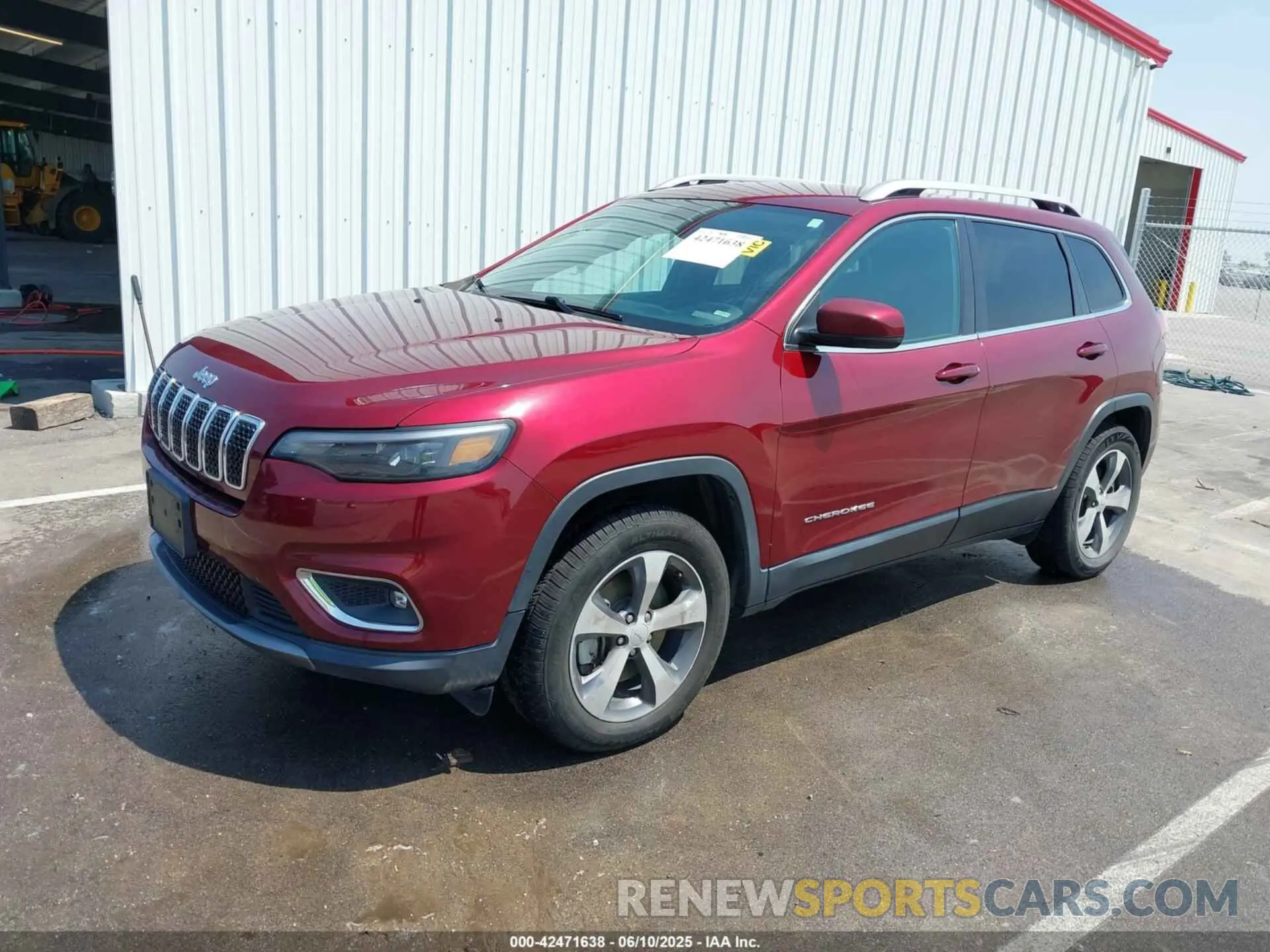 2 Photograph of a damaged car 1C4PJMDX1KD322345 JEEP CHEROKEE 2019