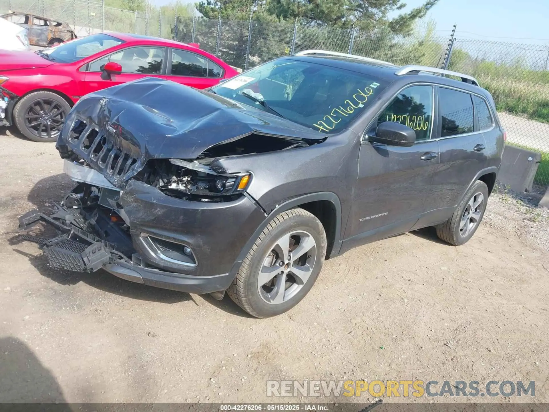 2 Photograph of a damaged car 1C4PJMDX2KD463523 JEEP CHEROKEE 2019