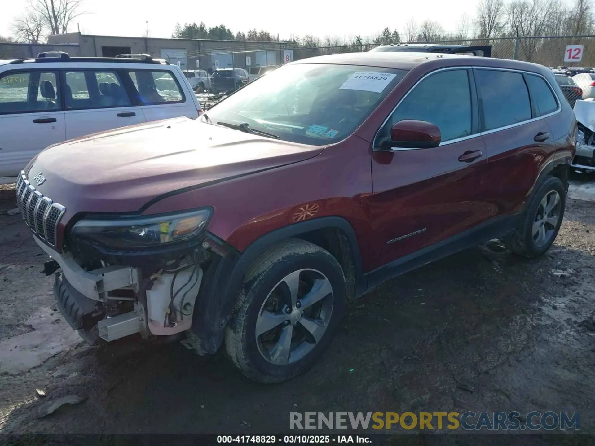 2 Photograph of a damaged car 1C4PJMDX8KD121008 JEEP CHEROKEE 2019