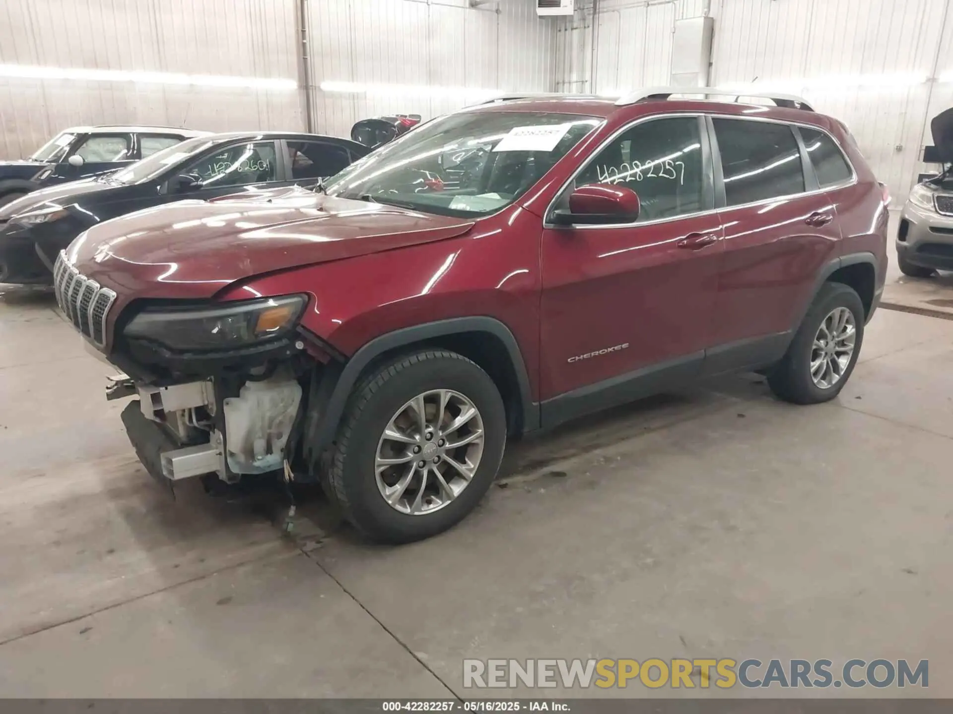 2 Photograph of a damaged car 1C4PJMLBXKD118214 JEEP CHEROKEE 2019