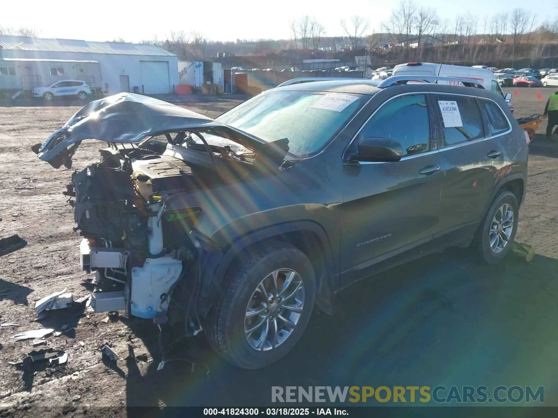 2 Photograph of a damaged car 1C4PJMLX0KD123482 JEEP CHEROKEE 2019