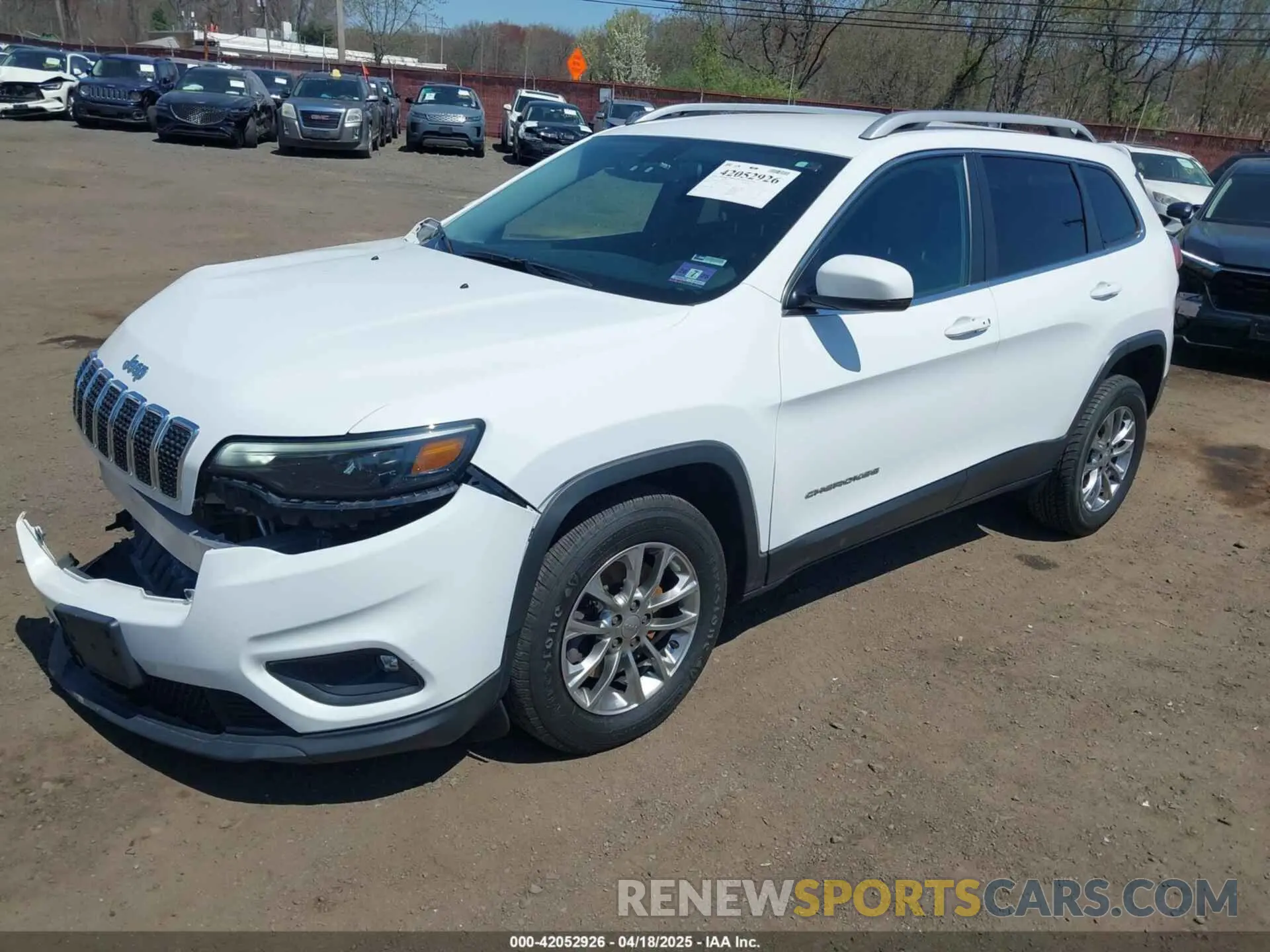 2 Photograph of a damaged car 1C4PJMLXXKD107760 JEEP CHEROKEE 2019