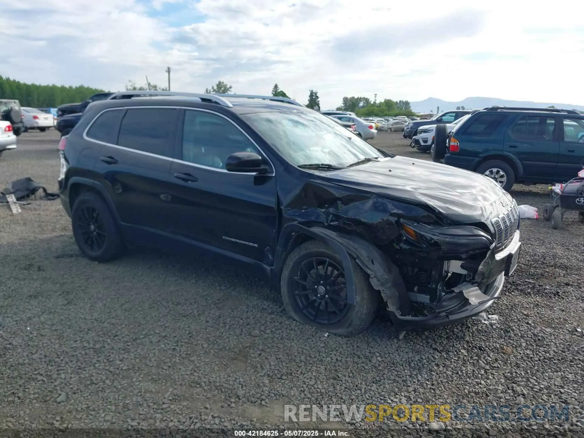 1 Photograph of a damaged car 1C4PJMLXXKD478076 JEEP CHEROKEE 2019