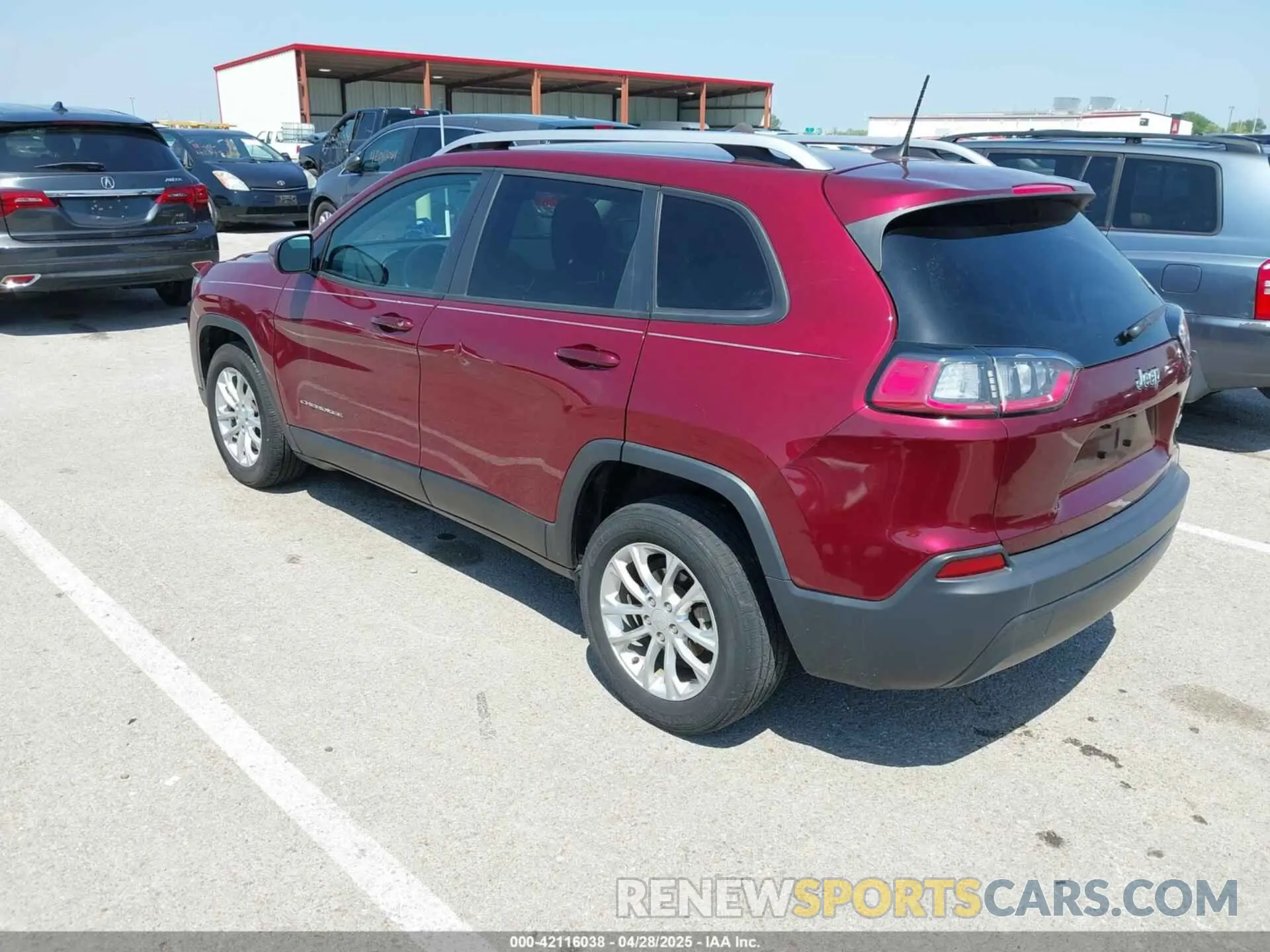 3 Photograph of a damaged car 1C4PJLCB4LD615142 JEEP CHEROKEE 2020