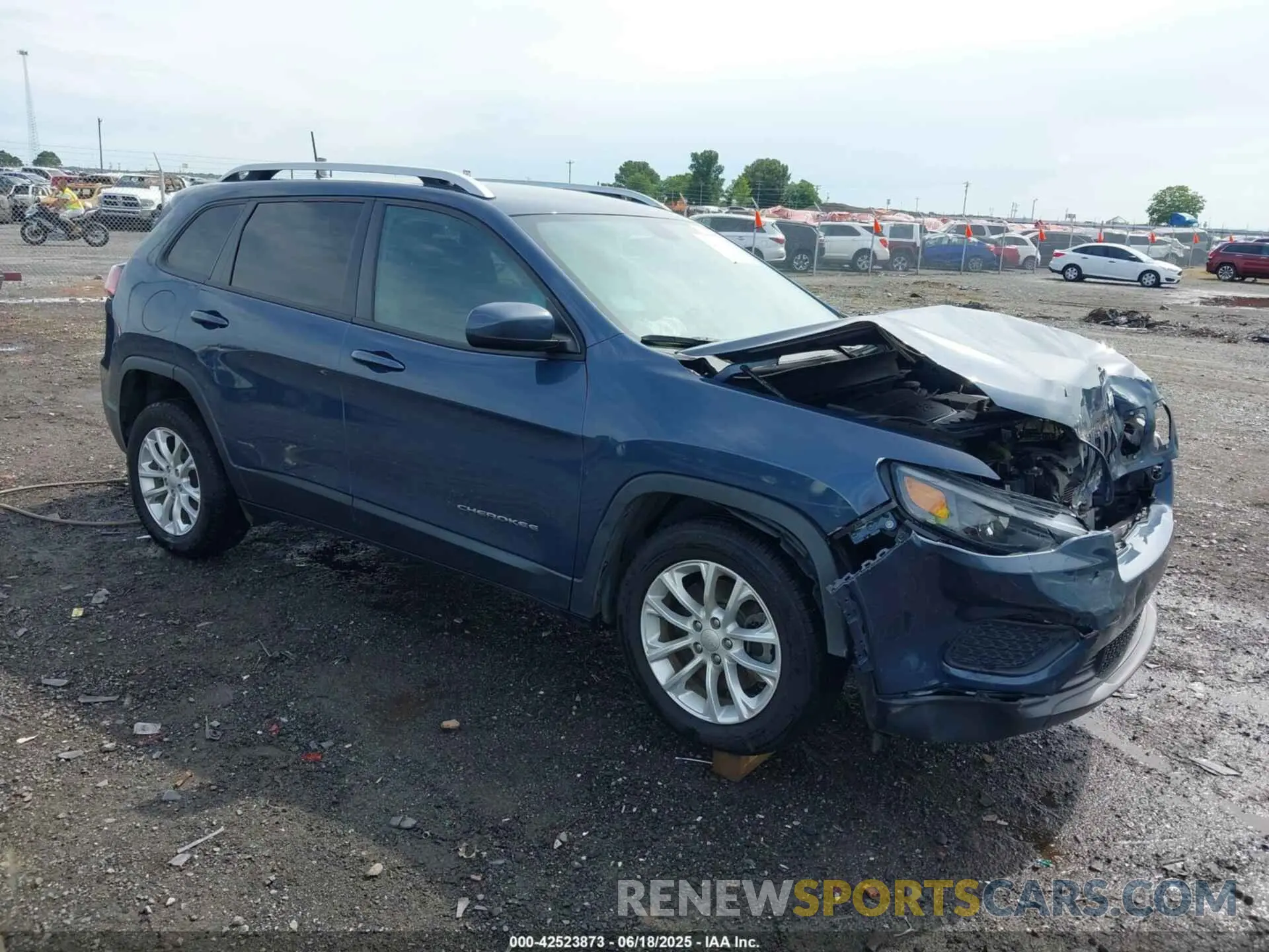 1 Photograph of a damaged car 1C4PJLCB7LD631903 JEEP CHEROKEE 2020