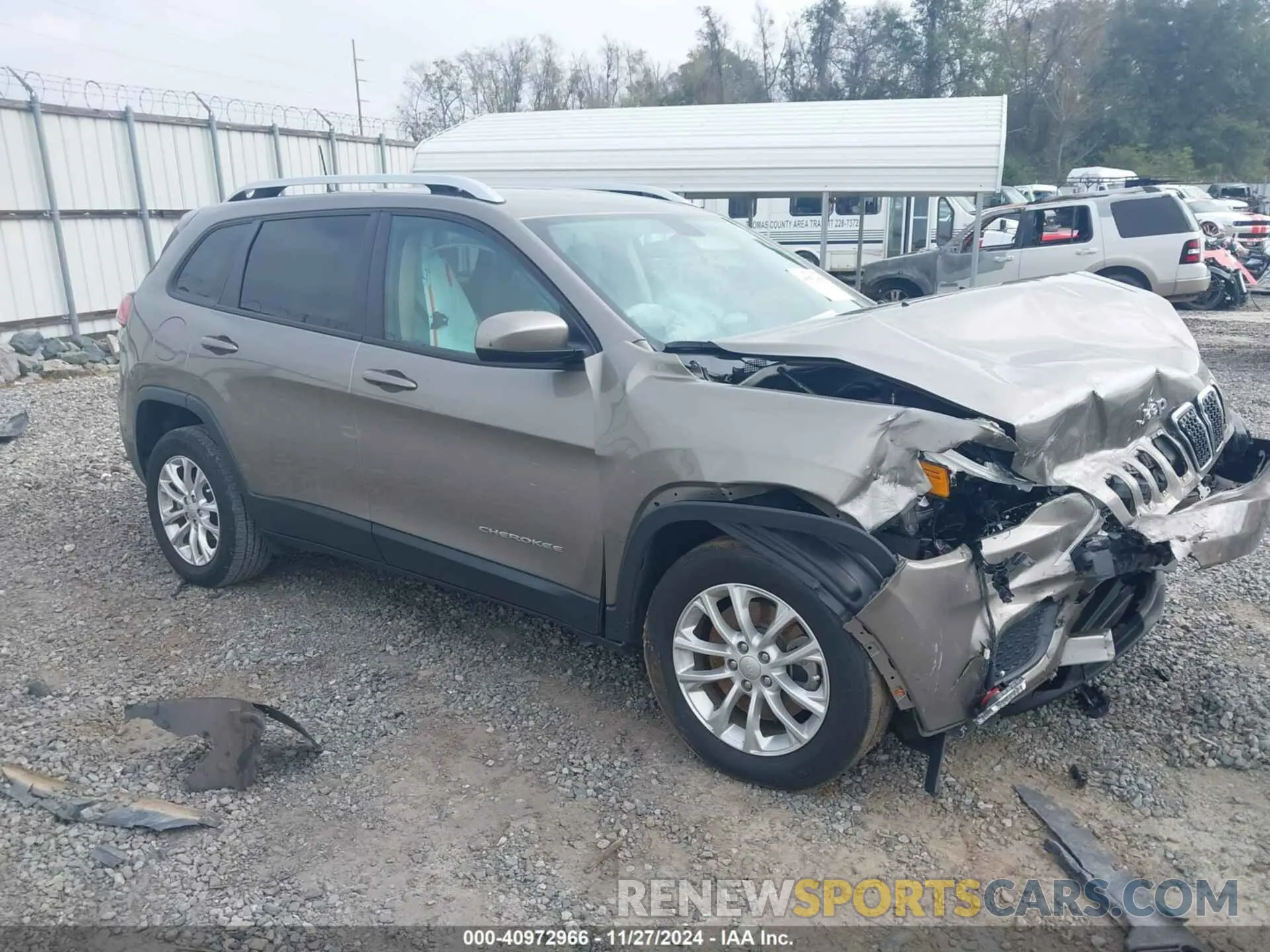 1 Photograph of a damaged car 1C4PJLCB8LD525508 JEEP CHEROKEE 2020