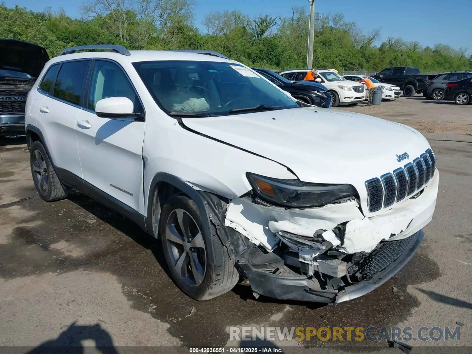 1 Photograph of a damaged car 1C4PJLDB4LD595411 JEEP CHEROKEE 2020