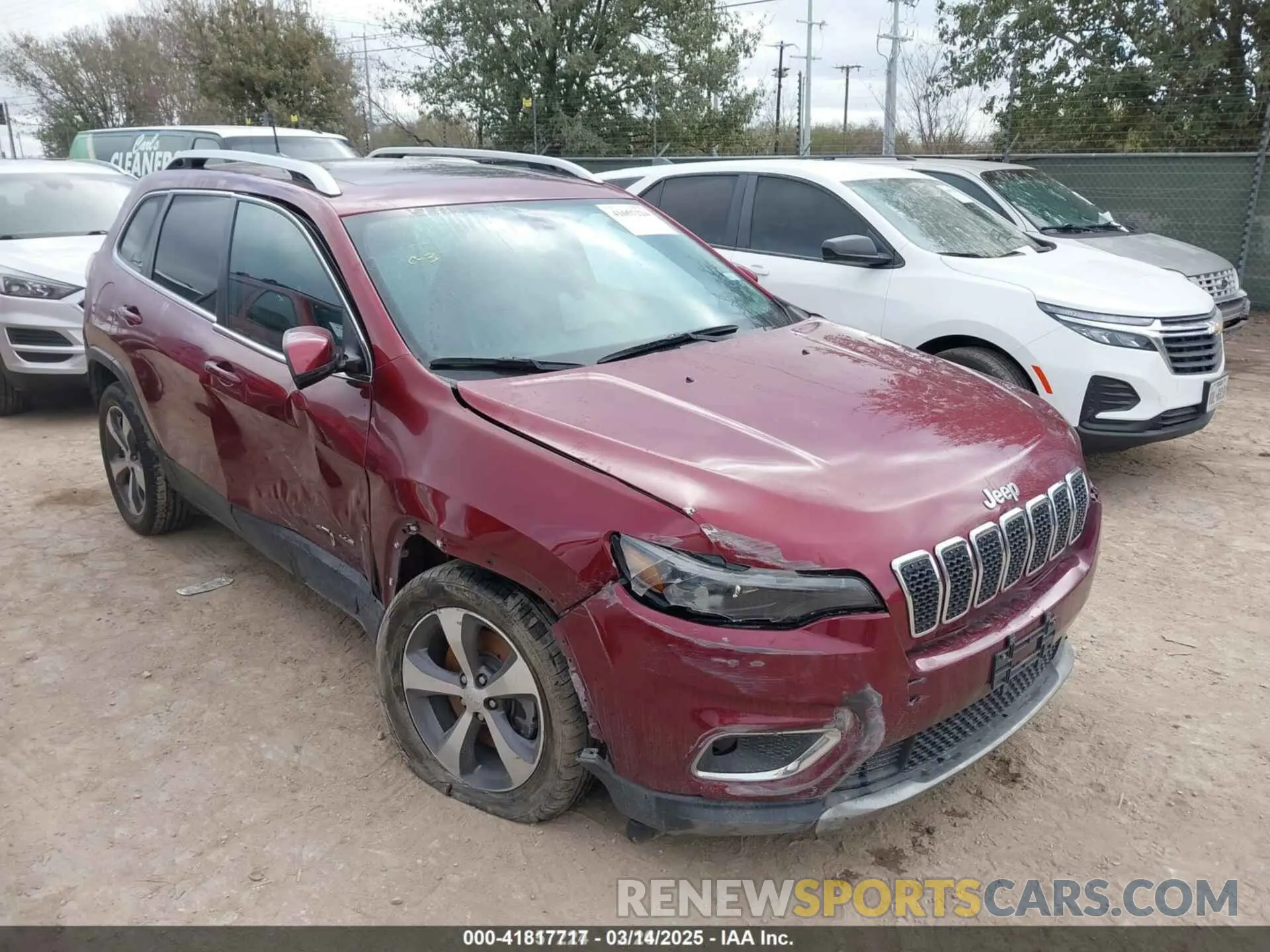 1 Photograph of a damaged car 1C4PJLDB9LD556572 JEEP CHEROKEE 2020