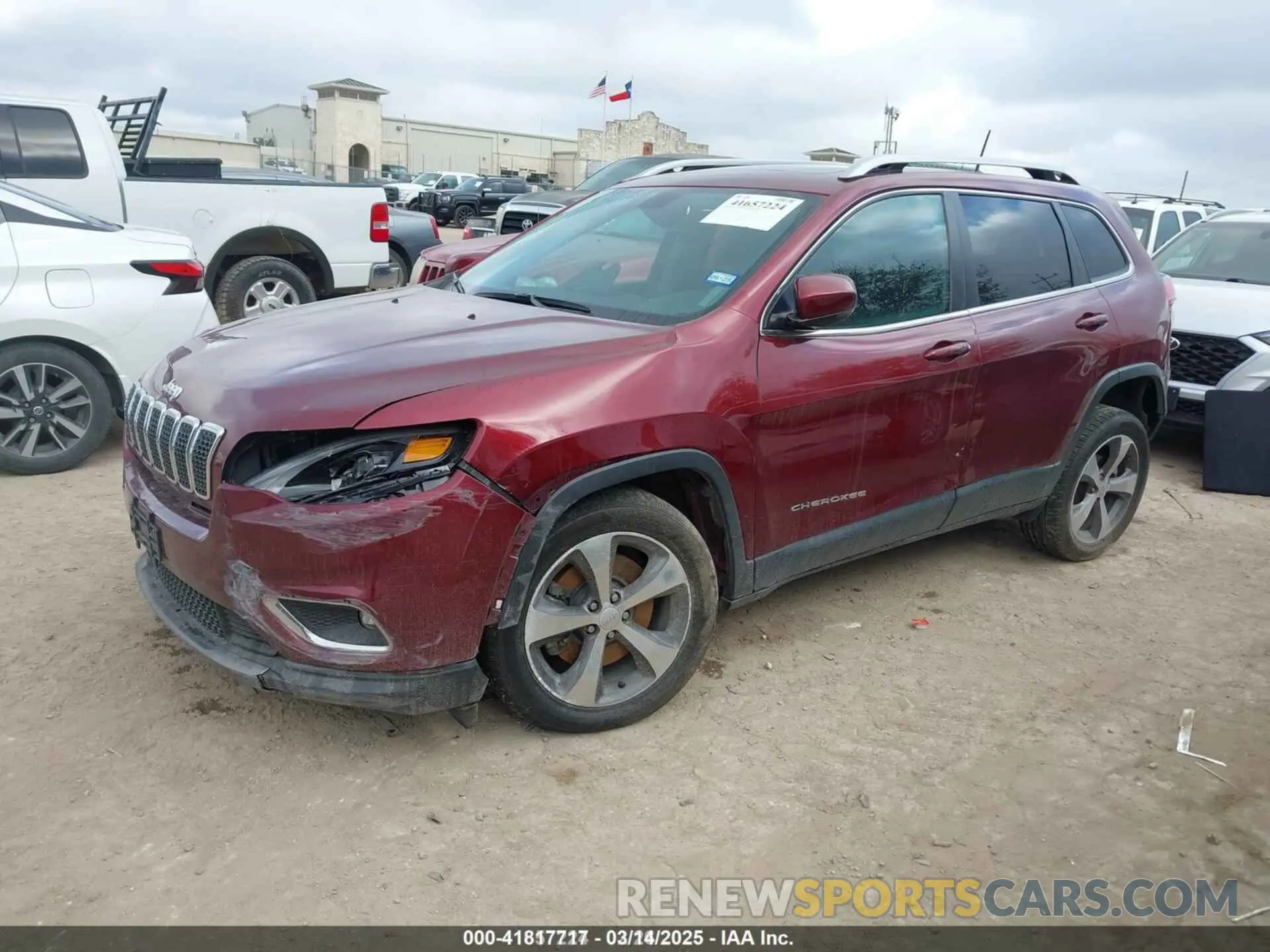 2 Photograph of a damaged car 1C4PJLDB9LD556572 JEEP CHEROKEE 2020
