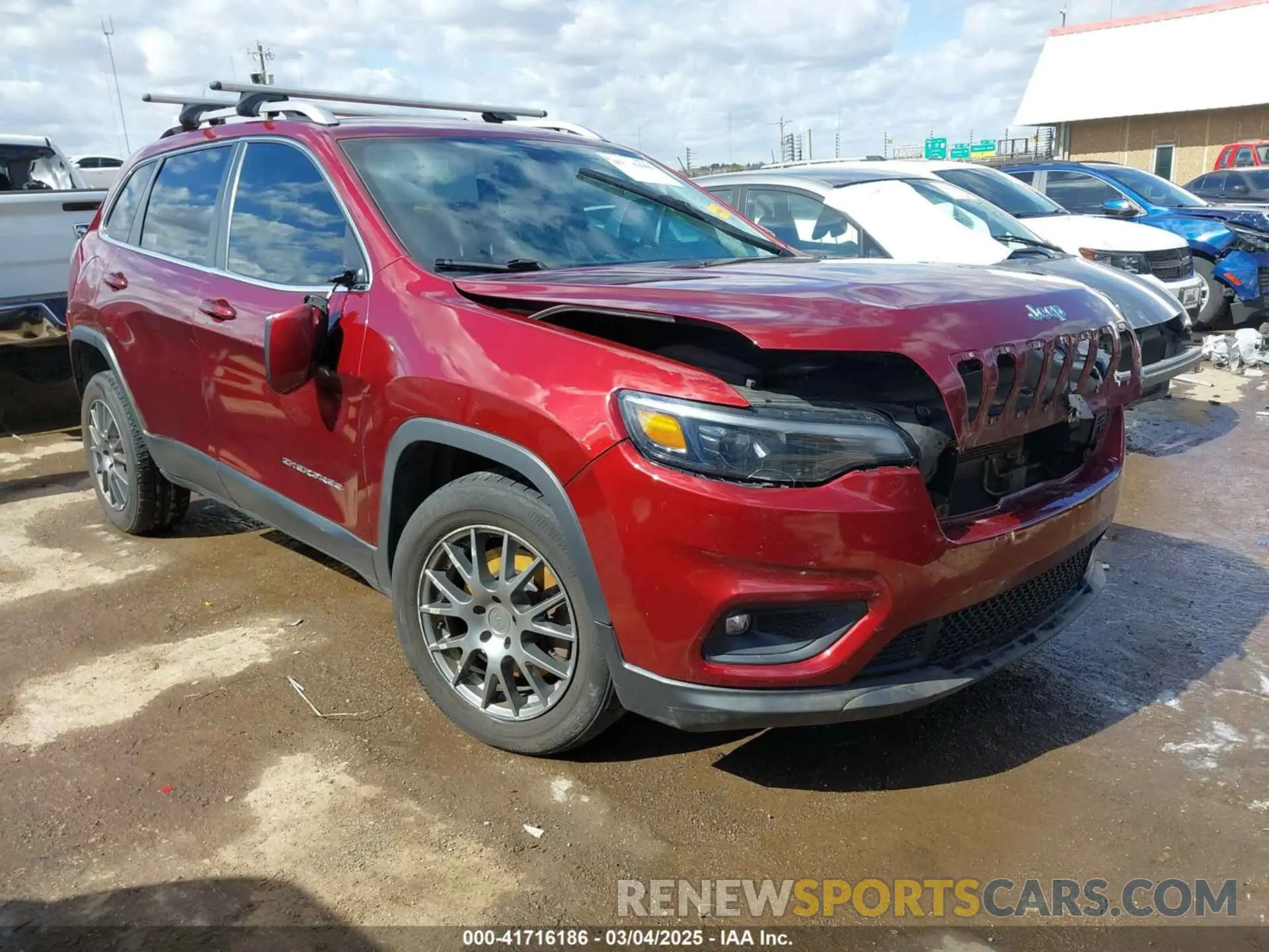 1 Photograph of a damaged car 1C4PJLLB3LD615567 JEEP CHEROKEE 2020