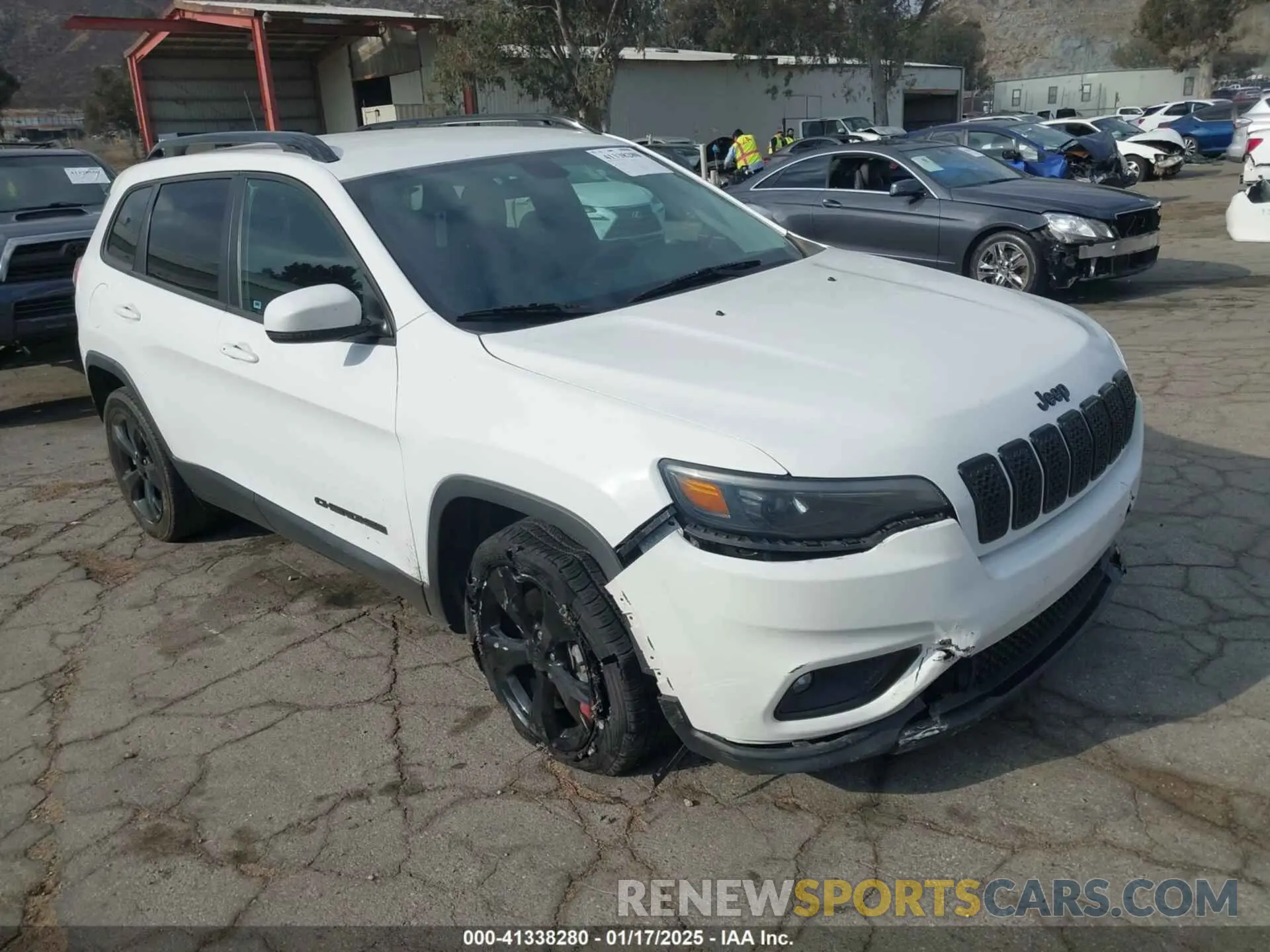 1 Photograph of a damaged car 1C4PJLLB4LD648609 JEEP CHEROKEE 2020