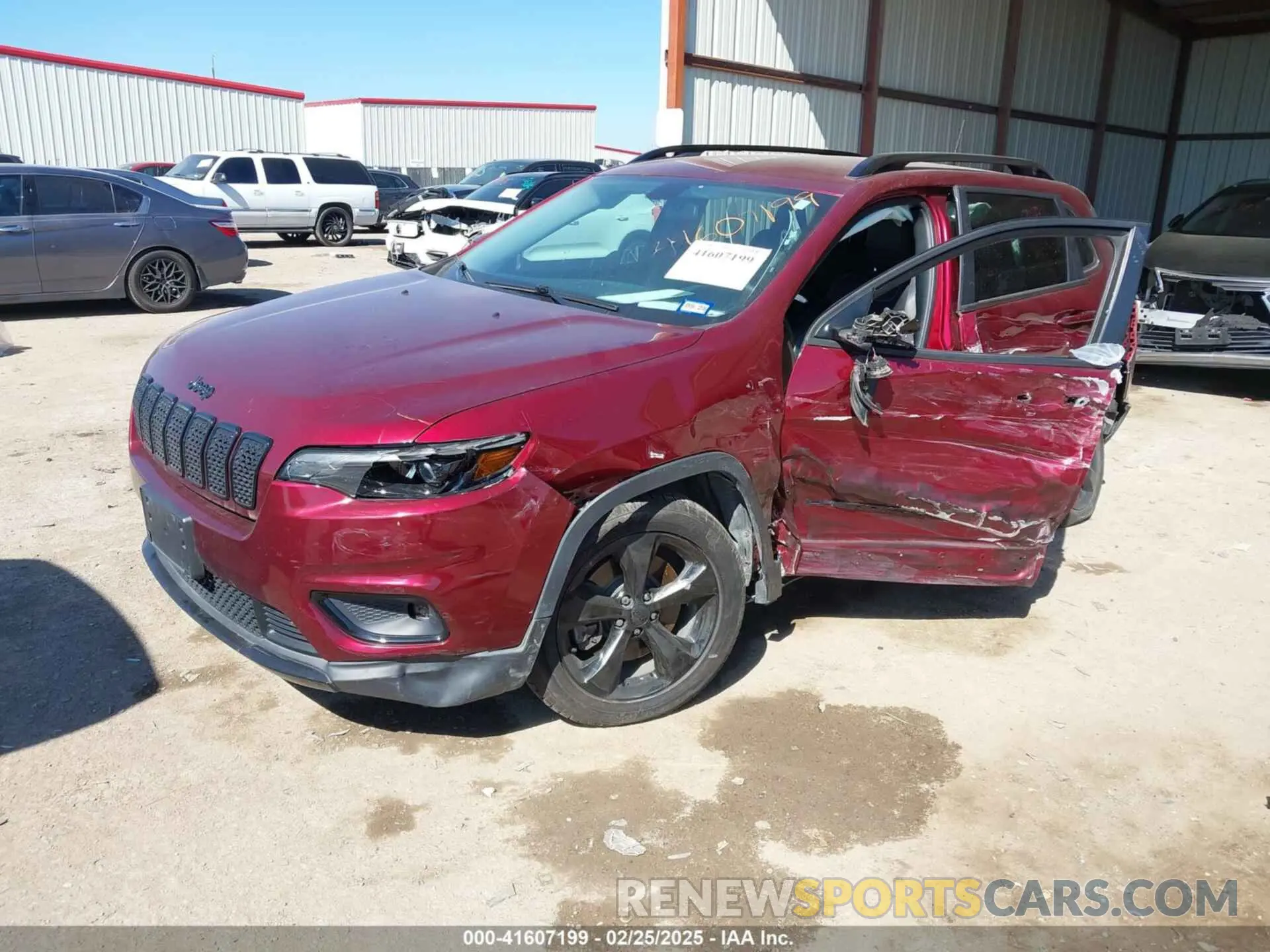 2 Photograph of a damaged car 1C4PJLLB7LD561240 JEEP CHEROKEE 2020