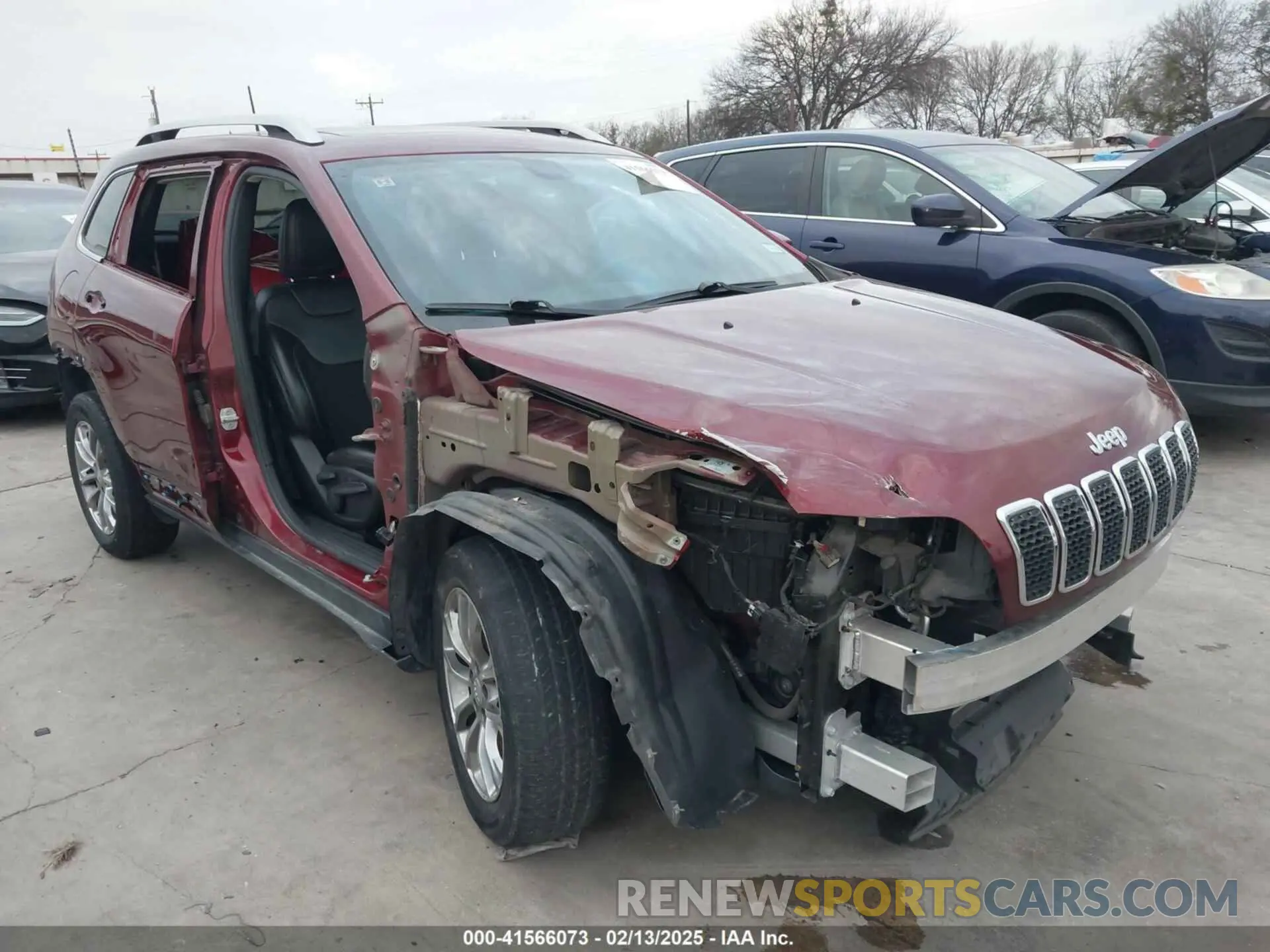 1 Photograph of a damaged car 1C4PJLLB7LD585604 JEEP CHEROKEE 2020