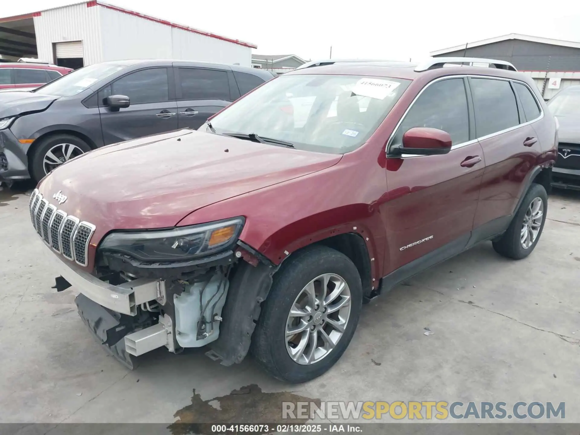 2 Photograph of a damaged car 1C4PJLLB7LD585604 JEEP CHEROKEE 2020