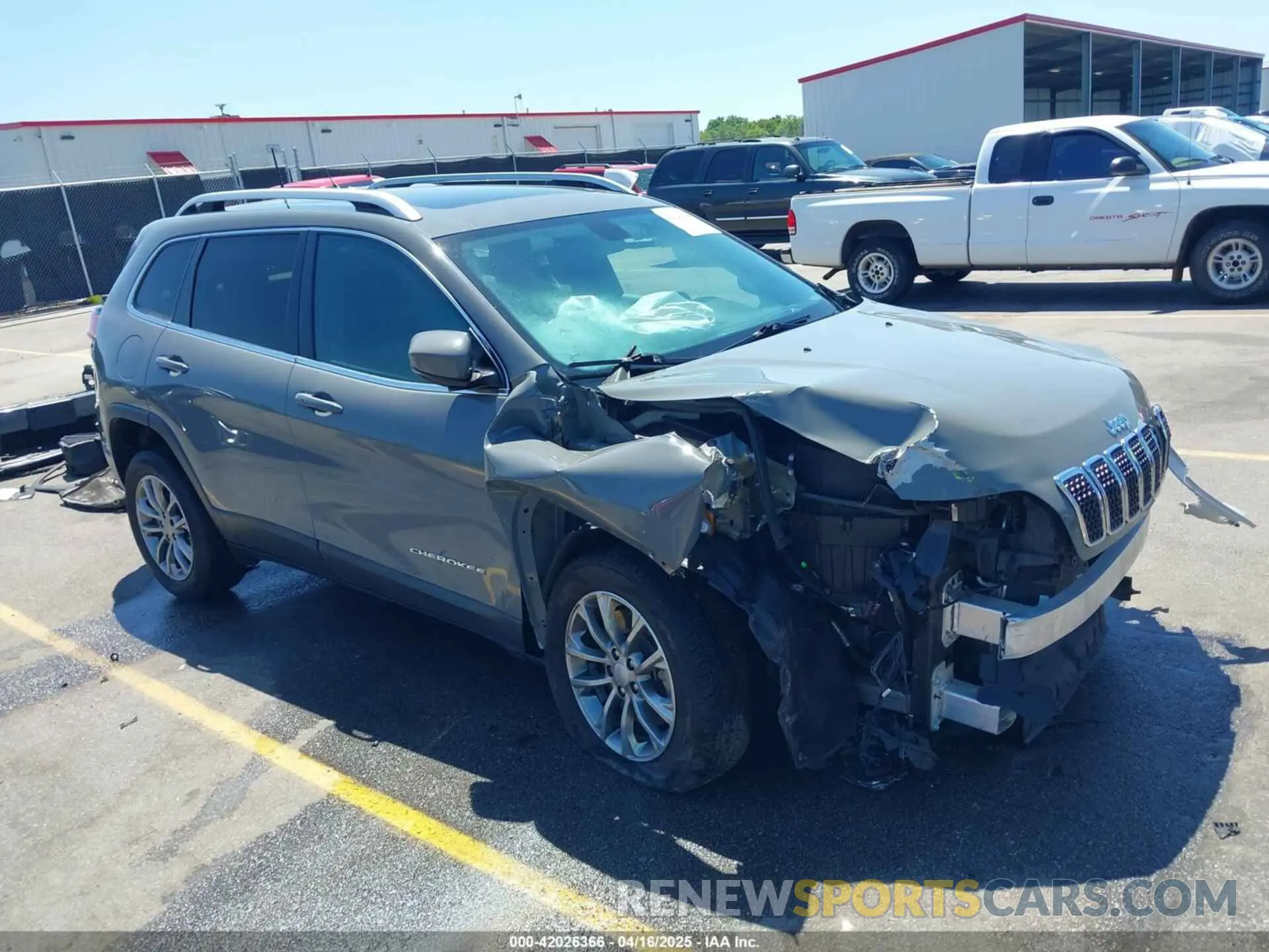 1 Photograph of a damaged car 1C4PJLLB8LD648936 JEEP CHEROKEE 2020